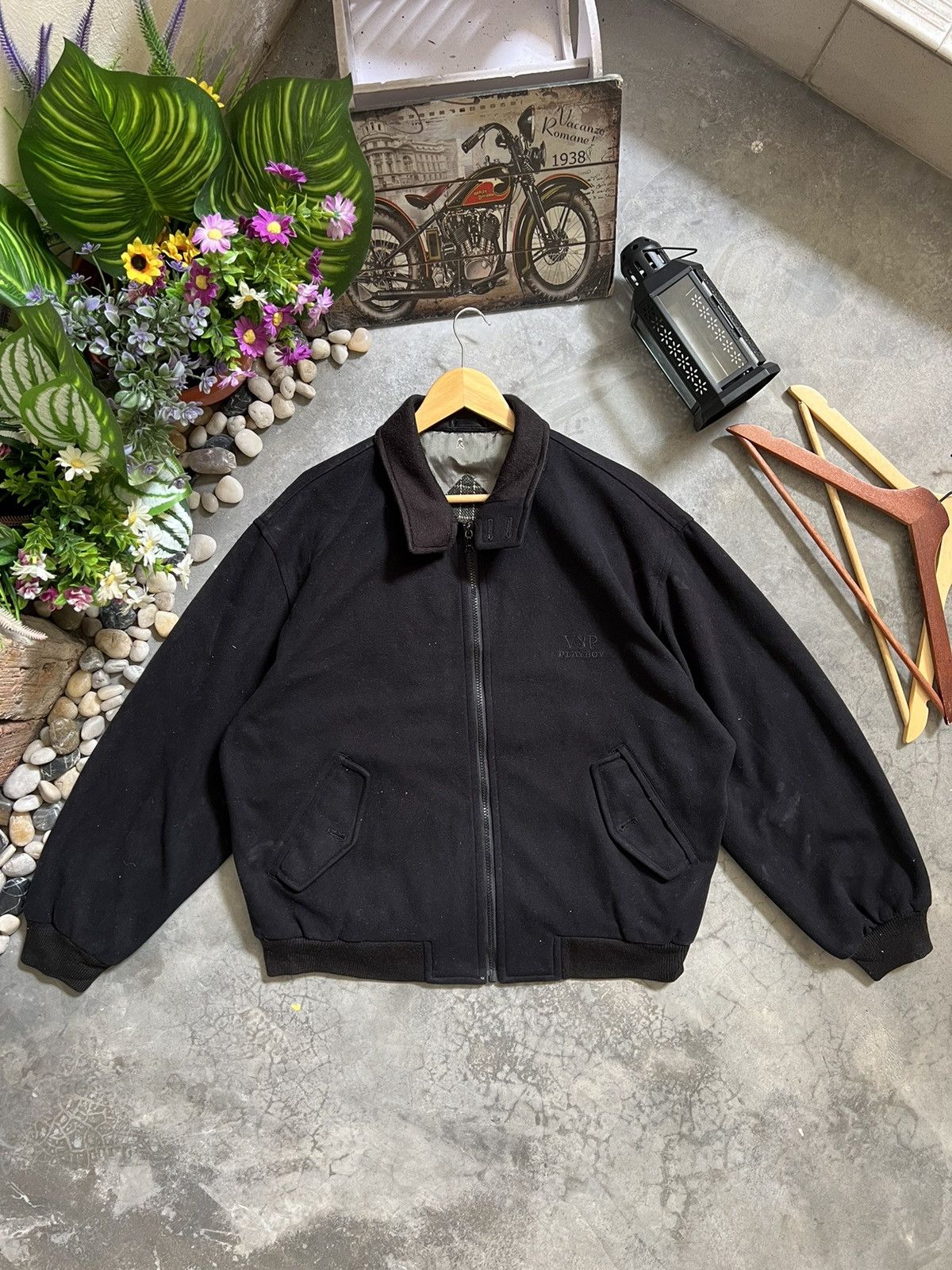 Vintage Vintage 🏴‍☠️ Vip Playboy Bomber Style Jacket Size US L / EU 52-54 / 3 - 1 Thumbnail