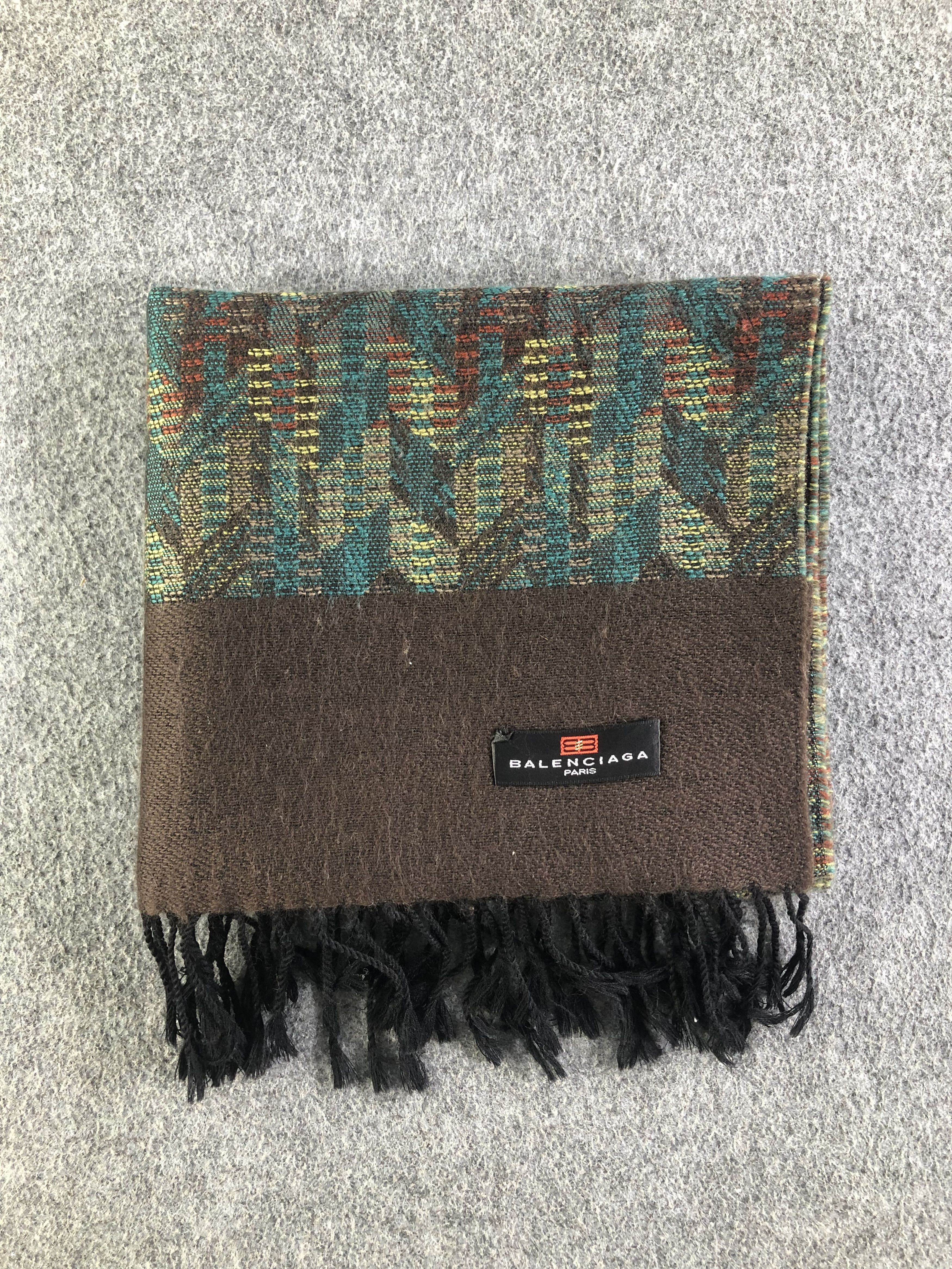 Balenciaga Balenciaga Wool Scarf / Muffler / Neckwear SS1231 Size ONE SIZE - 6 Thumbnail