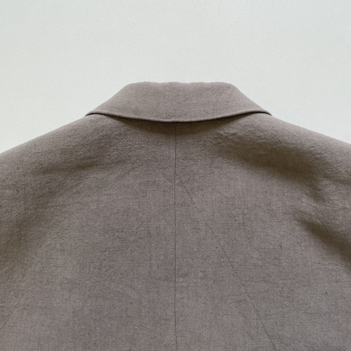 Balenciaga Light Grey Linen Oversized Blazer Size 38R - 14 Thumbnail