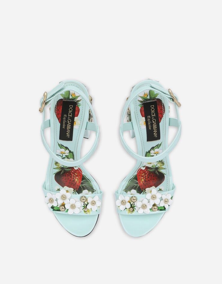 Dolce & Gabbana o1y0925 Square Heel Sandals in Multicolor Size US 7 / IT 37 - 4 Thumbnail