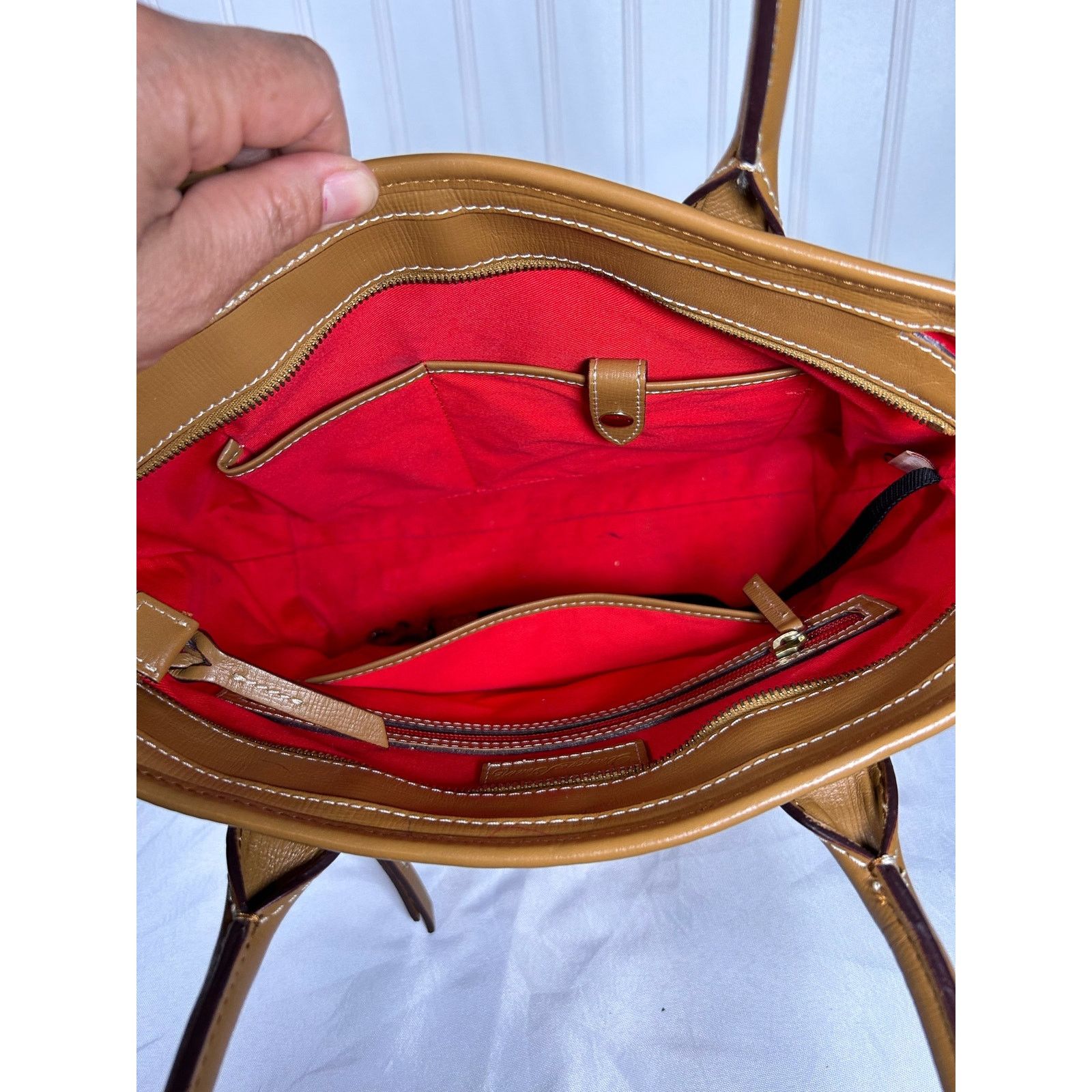 Dooney & Bourke DOONEY and Bourke Retro Tote embossed leather small russel Size ONE SIZE - 9 Thumbnail