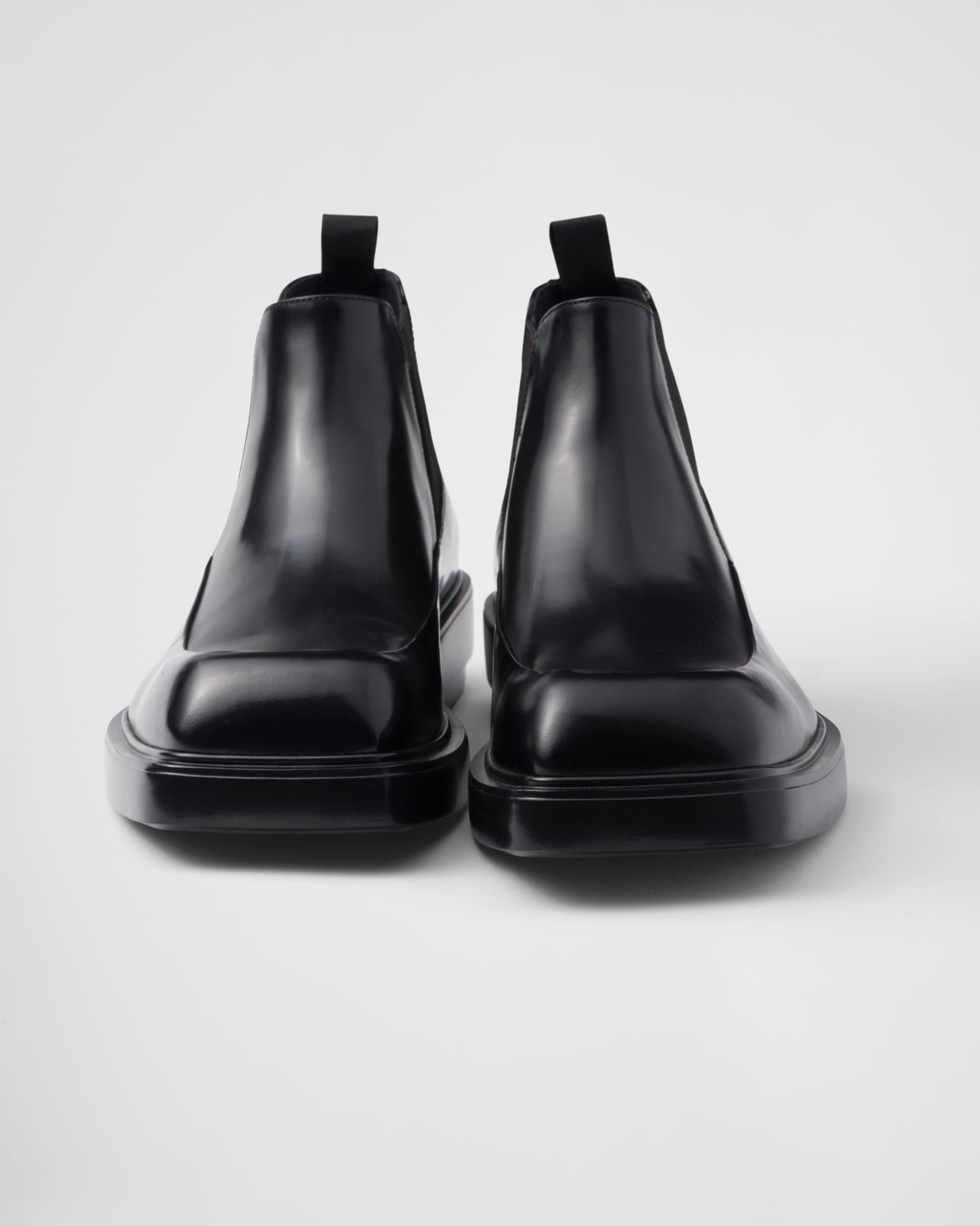 Prada o1mt1gz0225 Brushed Chelsea Boots in Black Size US 7 / EU 40 - 6 Thumbnail