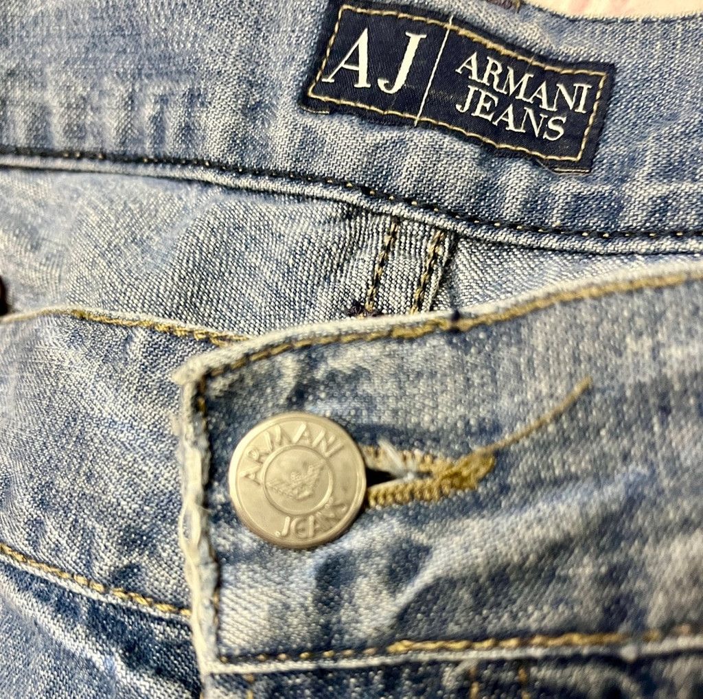Armani AJ Armani Jeans Indigo 004 Collector | Made in Italy | 34x33 Size US 34 / EU 50 - 8 Thumbnail