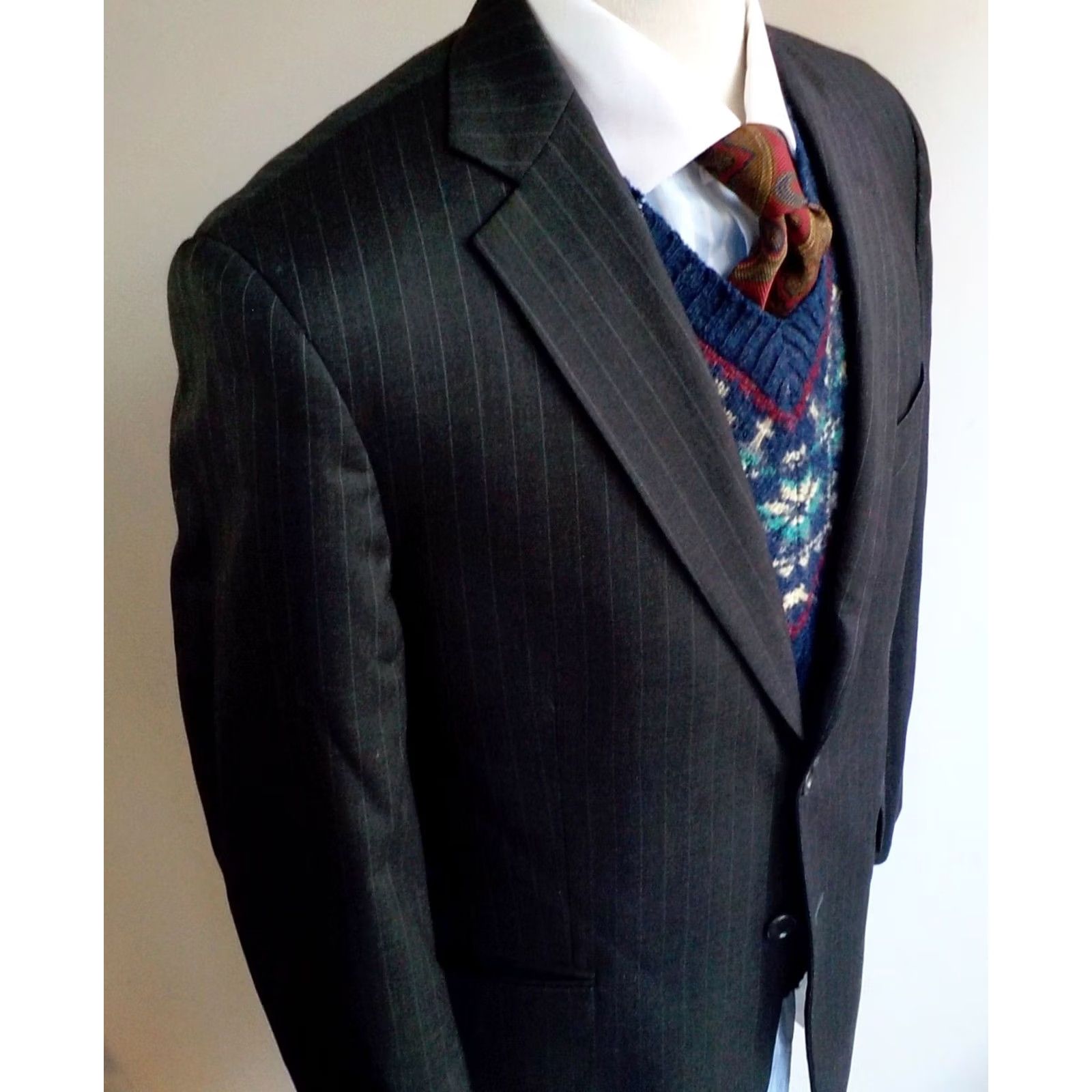 Brooks Brothers Brooks Brothers Madison Pinstriped Suit Gray Shirt? Size 40R - 3 Thumbnail