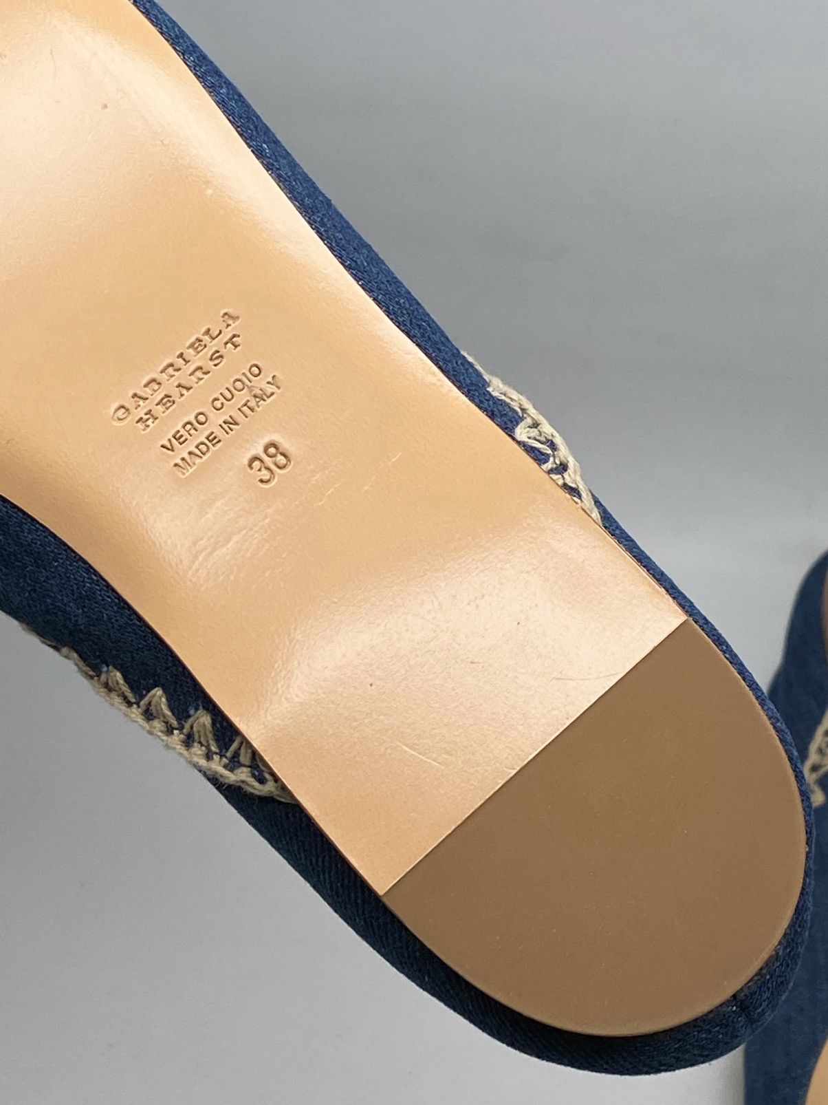 Gabriela Hearst Gabriela Hearst Avner Denim Stitch Ballerina Flats size 38 Size US 8 / IT 38 - 13 Thumbnail