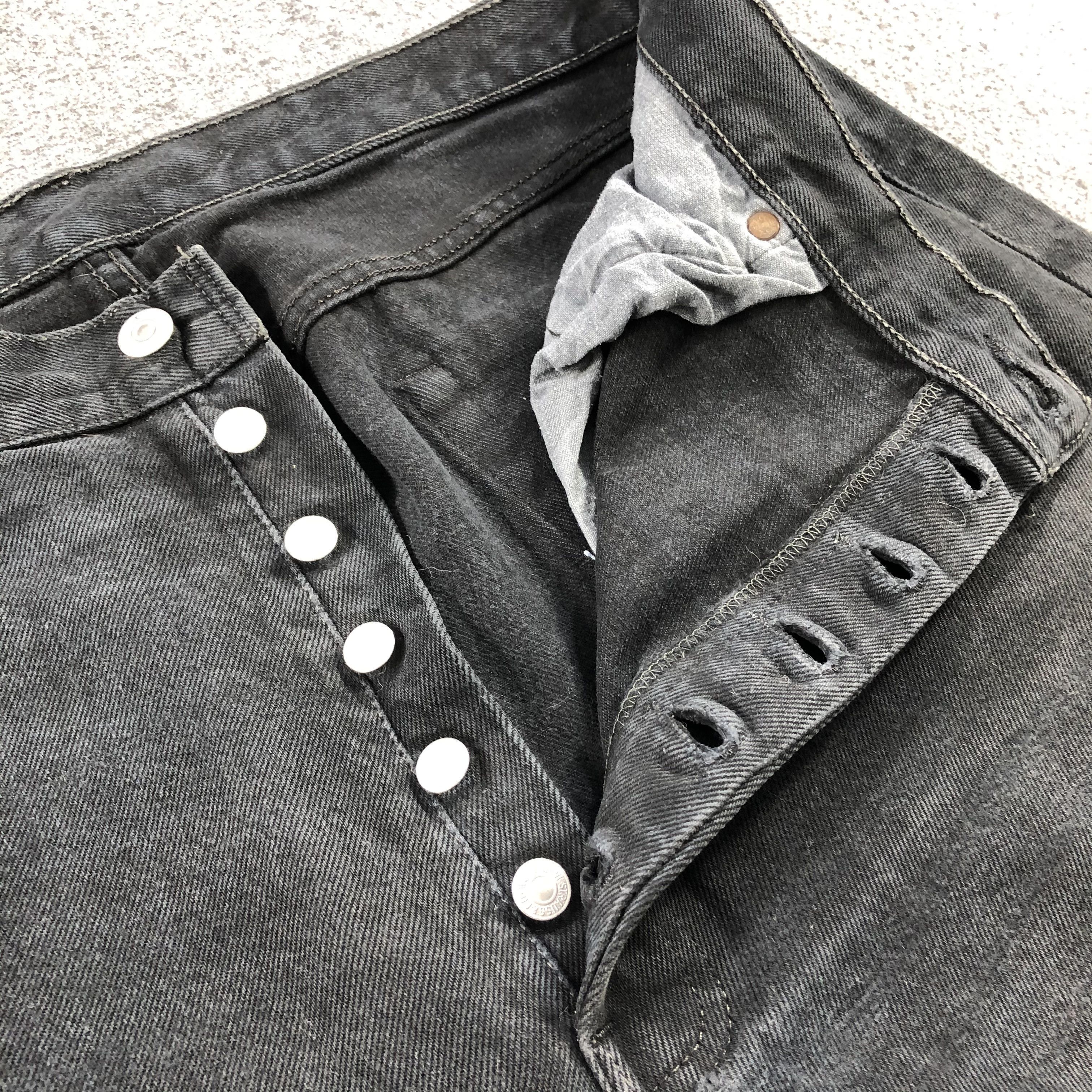 Levi's Vintage 90s Distress Levis 501 Jeans-J1427 Size US 38 / EU 54 - 10 Thumbnail