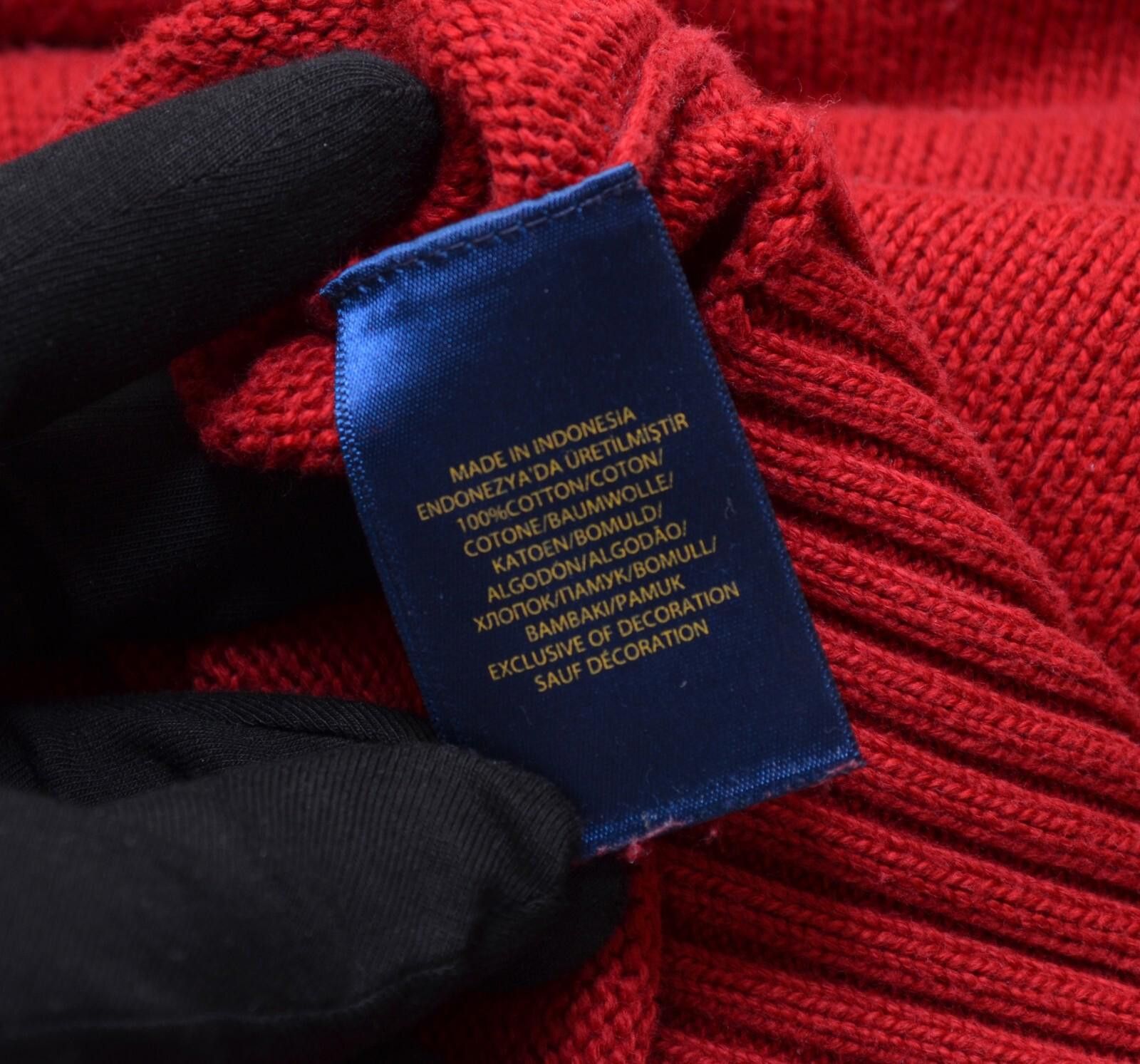 Polo Ralph Lauren Polo Ralph Lauren Knit Red Sweater Size S P2P 21'6" Size US S / EU 44-46 / 1 - 7 Thumbnail