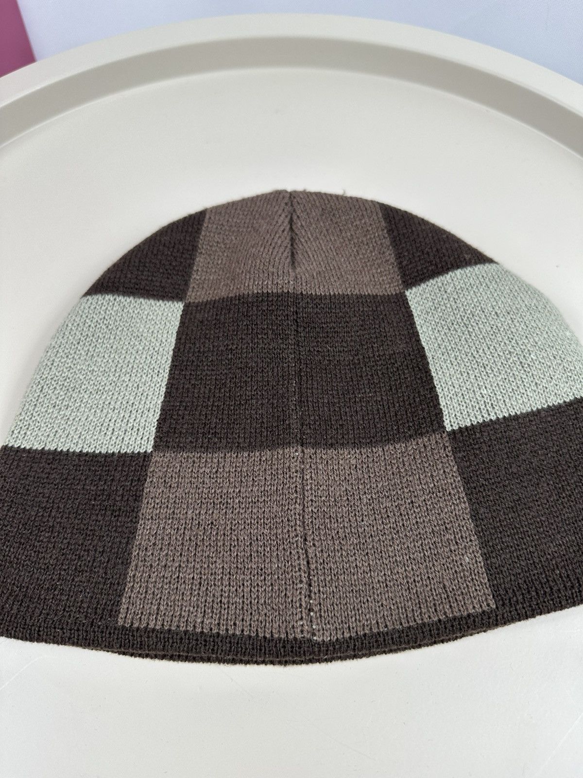 Mambo × Vintage Mambo Knitted check hat Size ONE SIZE - 7 Thumbnail