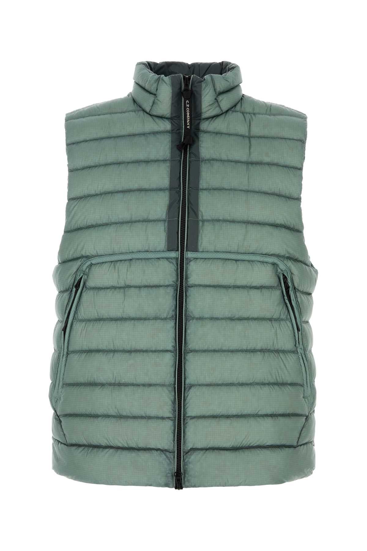 C.P. Company Green Nylon Down Jacket Size US XL / EU 56 / 4 - 1 Thumbnail