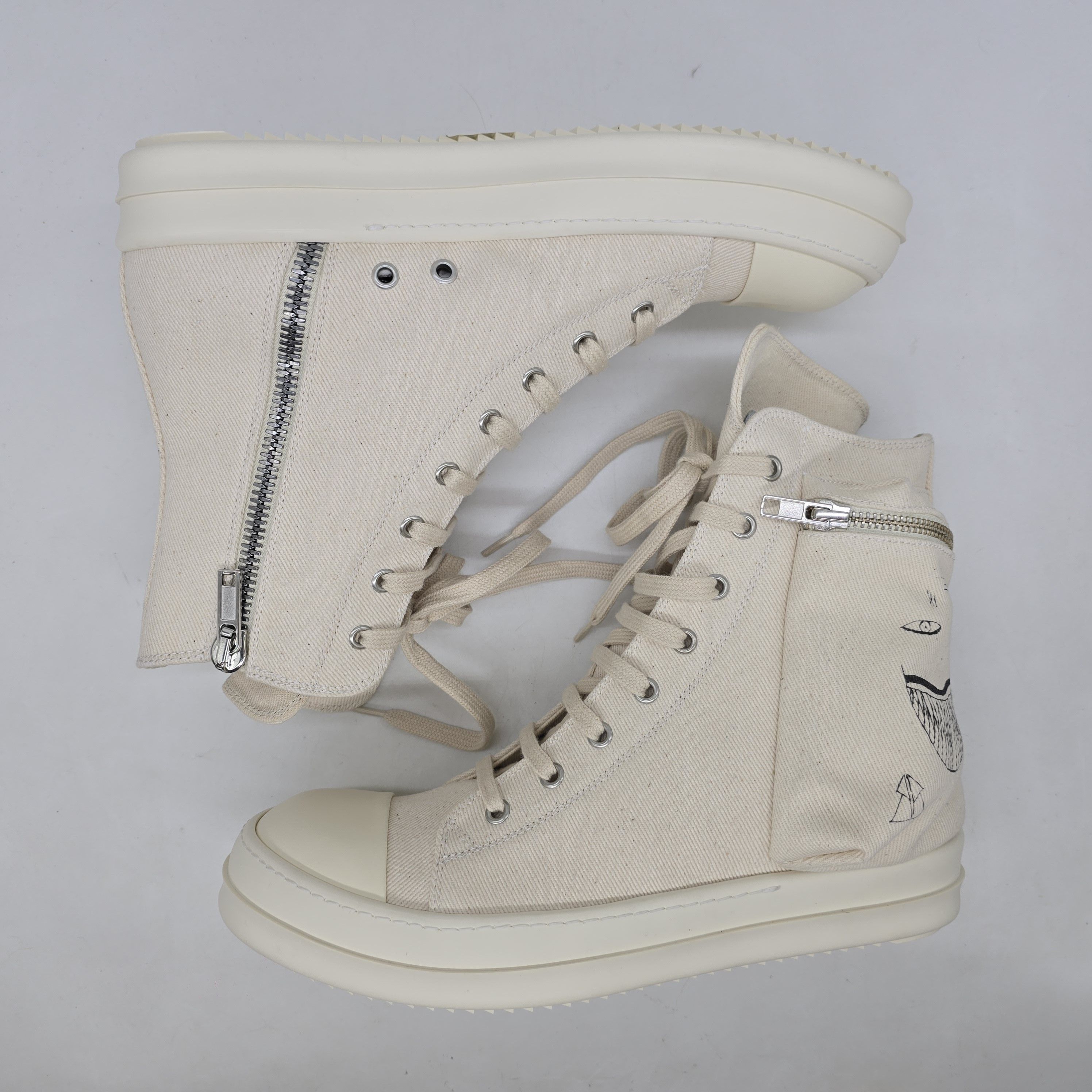 Rick Owens Rick Owens Drkshdw - Cargo Pocket Ramones Size US 9 / EU 42 - 5 Thumbnail