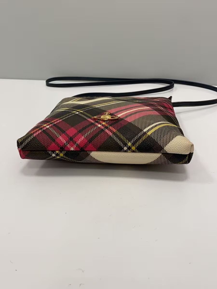 Vivienne Westwood Plaid Orb Leather Shoulder Bag Size ONE SIZE - 5 Thumbnail