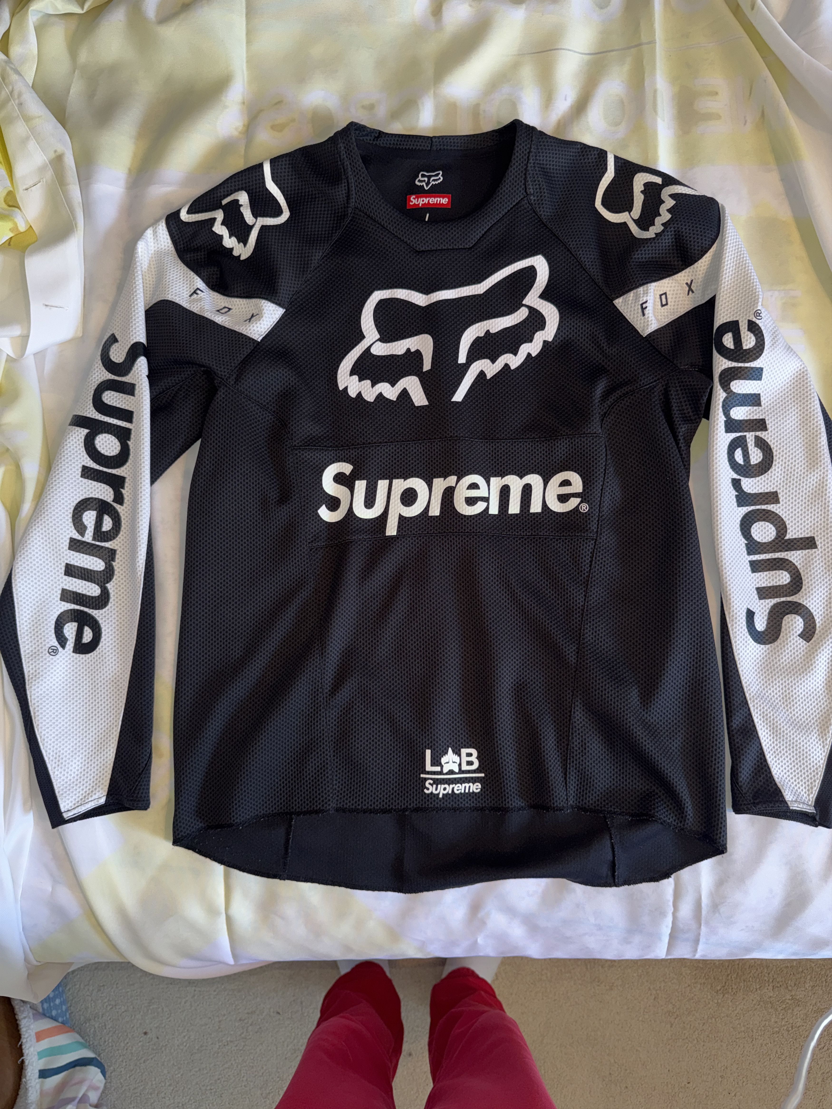 Supreme Supreme Above All Football Jersey Black Size L | Grailed