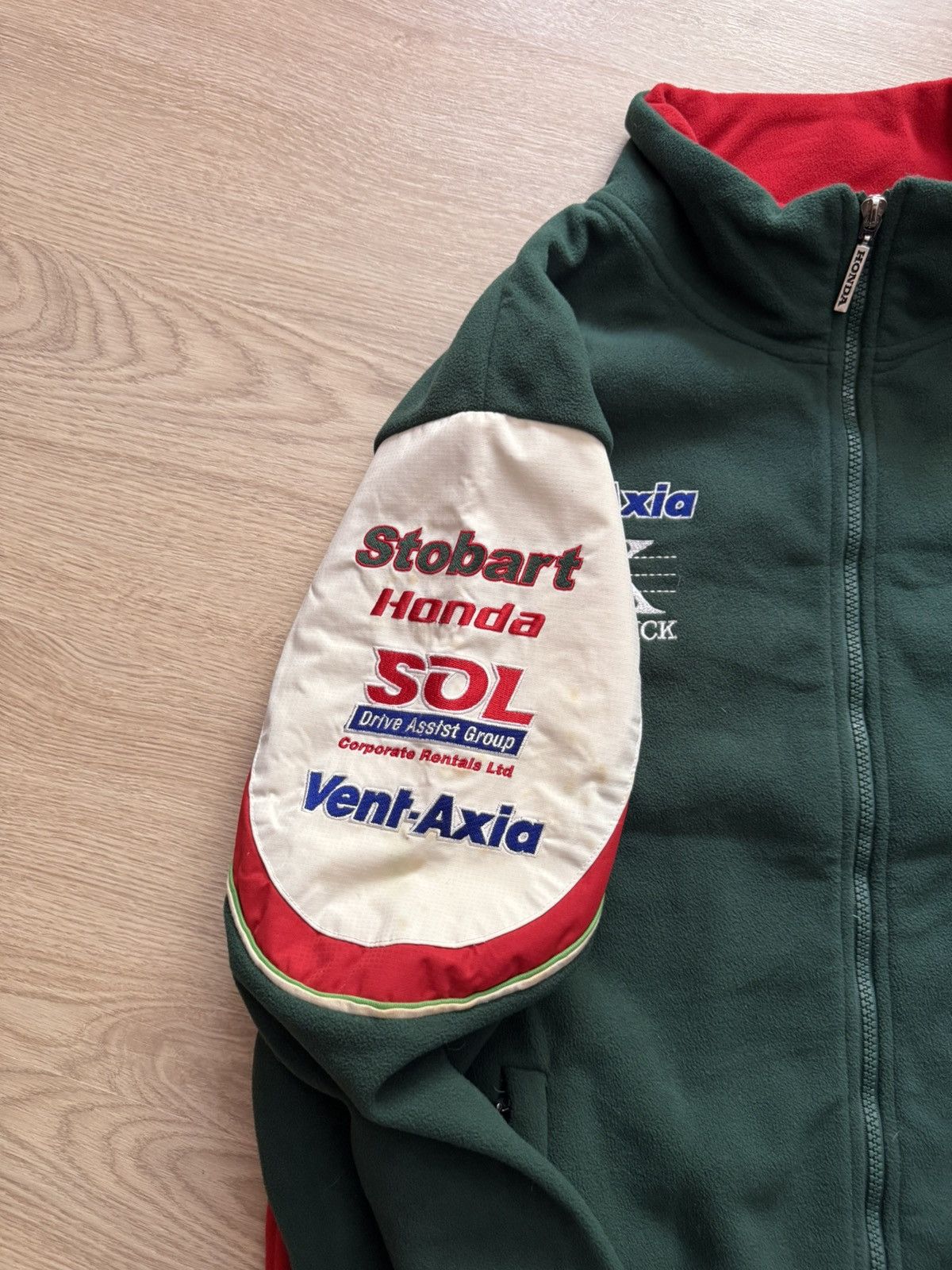 NASCAR Vintage Honda Nascar Racing y2k Fleece Full Zip Jacket Size US L / EU 52-54 / 3 - 5 Thumbnail
