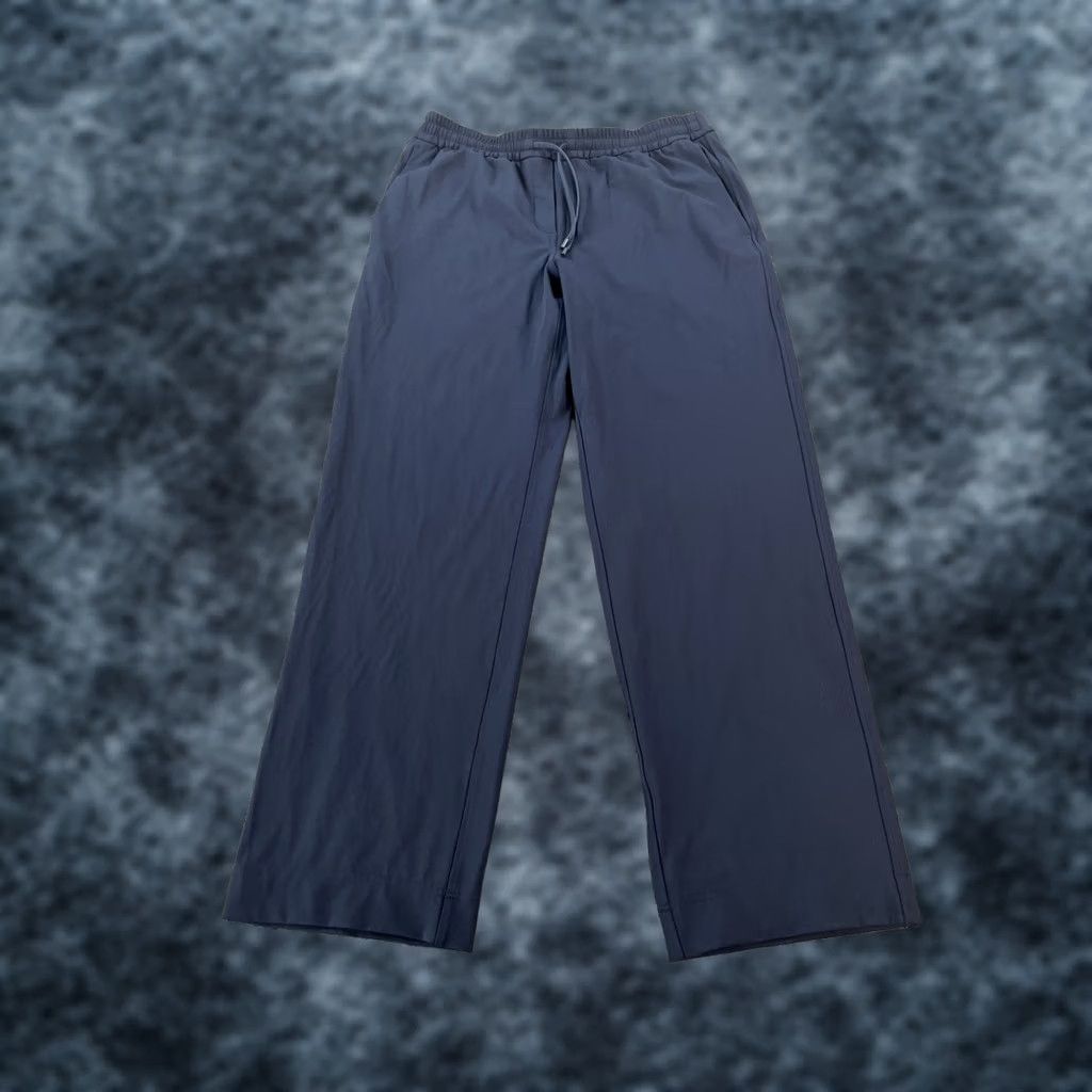 Lululemon Lululemon Pants Womens Large Wide-Leg Drawstring Crop Casual Lightweight Navy Blue Swift Mid Crop Baggy Size 36" / US 14 / IT 50 - 1 Thumbnail