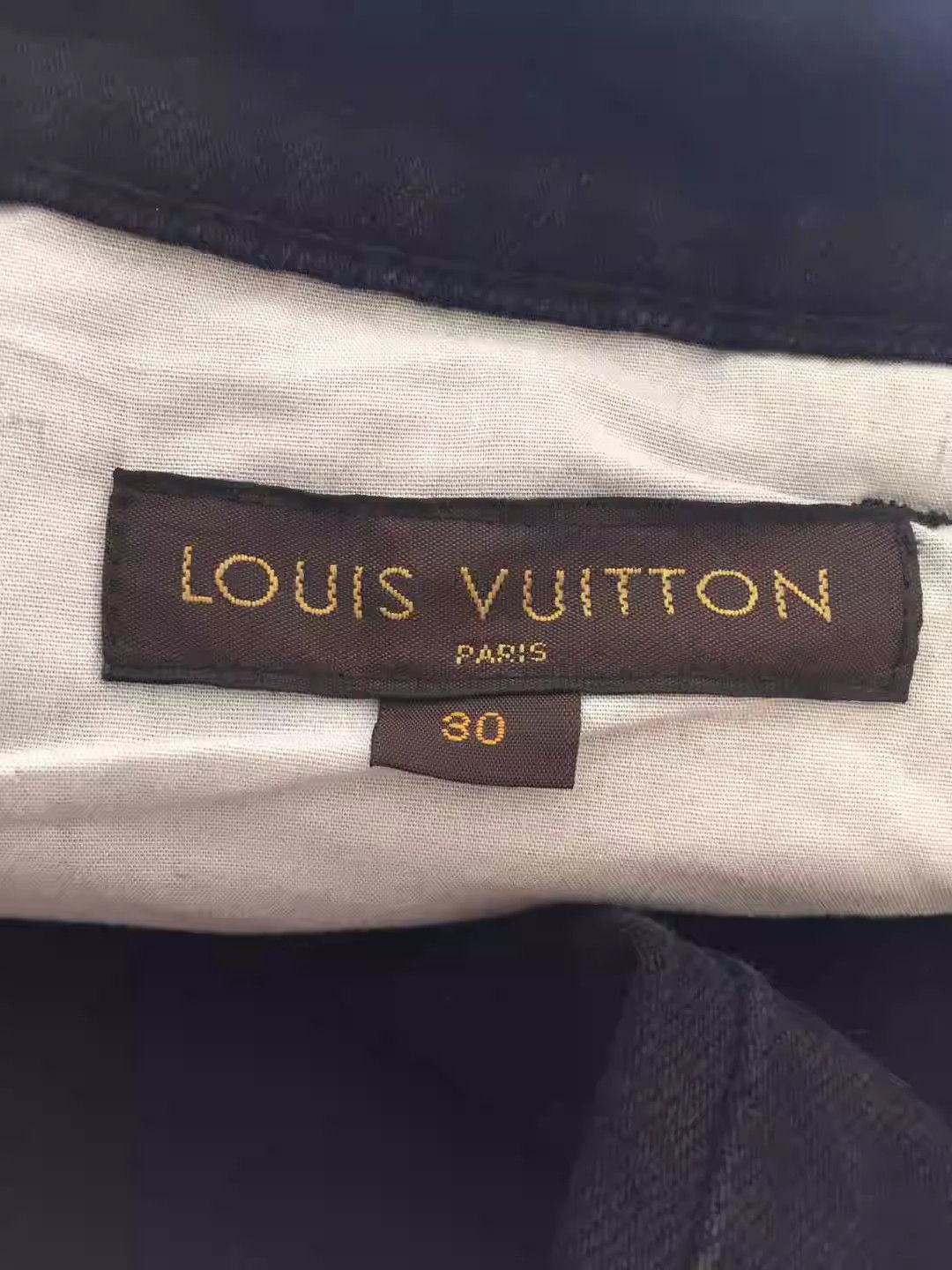 Louis Vuitton Louis Vuitton Men's Black Jeans Size US 30 / EU 46 - 4 Thumbnail