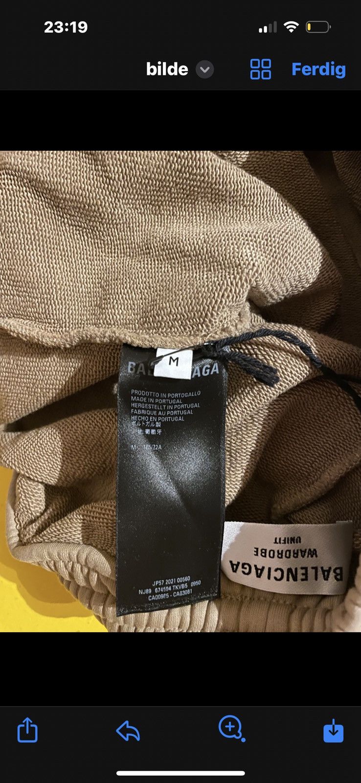 Balenciaga Baggy sweatpants(new Size US 34 / EU 50 - 7 Thumbnail
