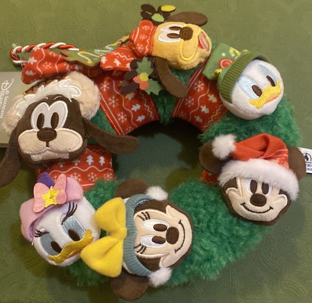 Disney Disney Christmas Wreath Mickey Minnie Goofy Pluto Donald 