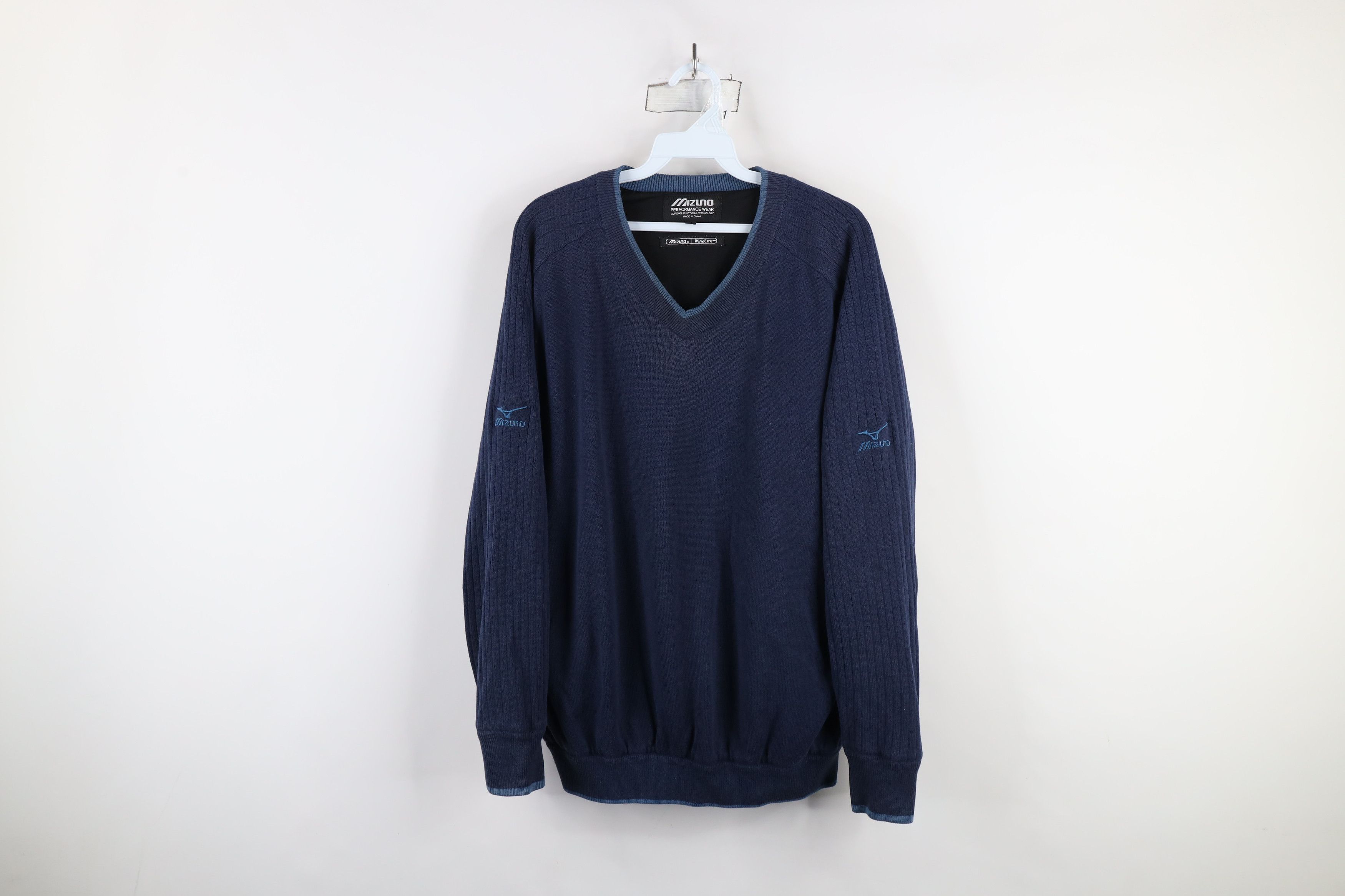 Mizuno × Vintage Vintage Mizuno Golf Knit WindLite Sweater Jacket Swacket Size US M / EU 48-50 / 2 - 1 Thumbnail