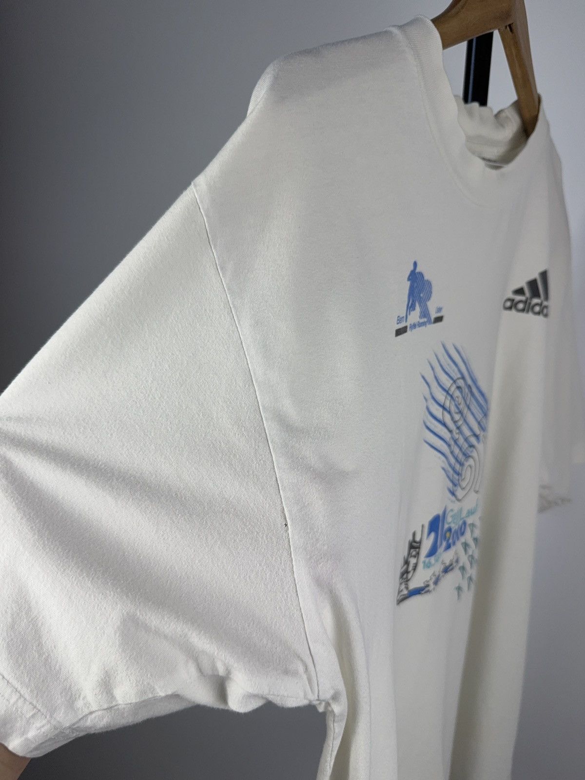 Adidas Adidas Marathon running Adidas 2000 Greifen See Lauf Tee Size US M / EU 48-50 / 2 - 7 Thumbnail