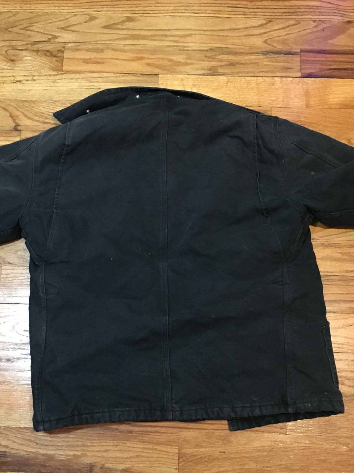 Carhartt × Vintage Black Carhartt Jacket Faded Distressed Y2K Size US L / EU 52-54 / 3 - 12 Thumbnail