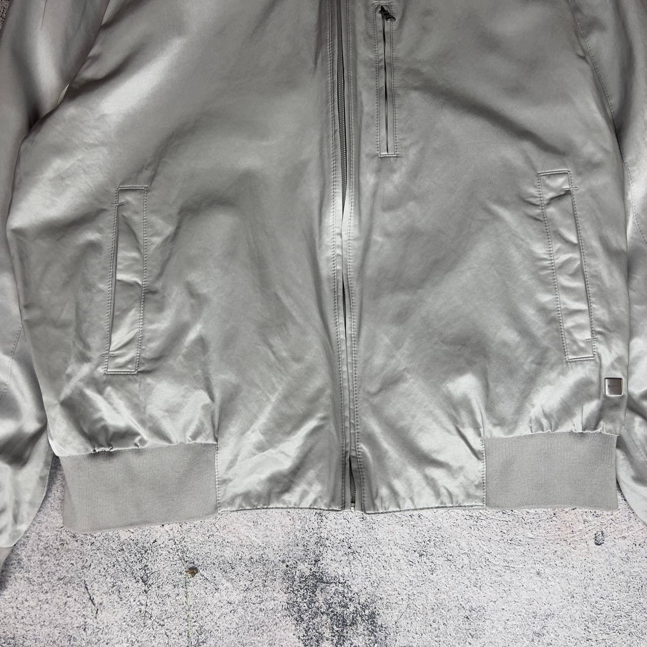 Hugo Boss Hugo Boss Jacket Men's Size M-L Silver Long Sleeve` Size US L / EU 52-54 / 3 - 3 Thumbnail