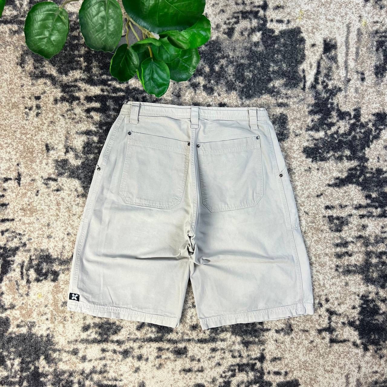Quiksilver Quiksilver Mini Logo Vintage Y2K Baggy Shorts Surf Style Size US 34 / EU 50 - 2 Thumbnail