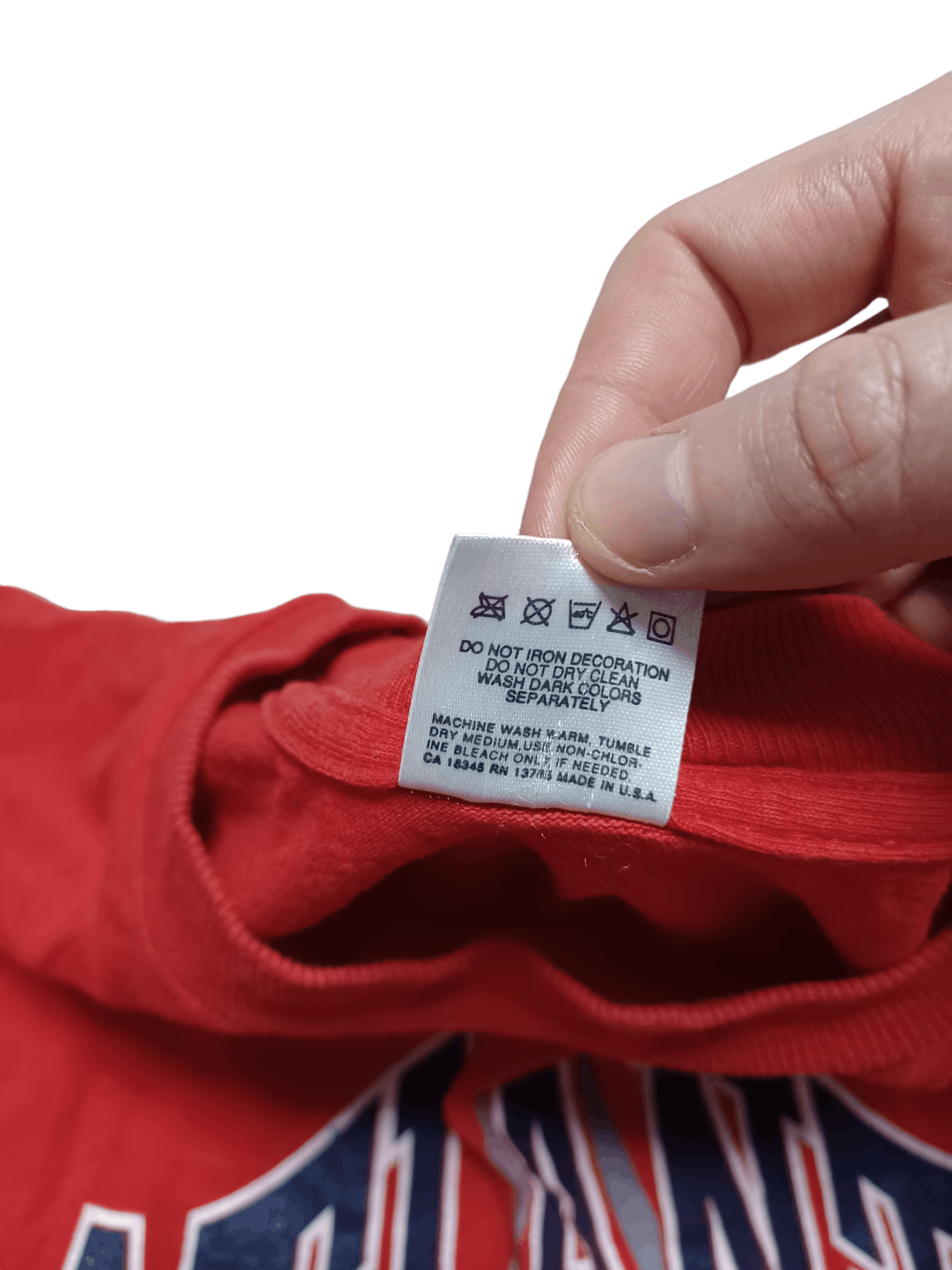 Fruit Of The Loom 1996 VINTAGE FRUIT OF THE LOOM ATLANTA BRAVERS MLB LONGSL Size US XL / EU 56 / 4 - 7 Thumbnail