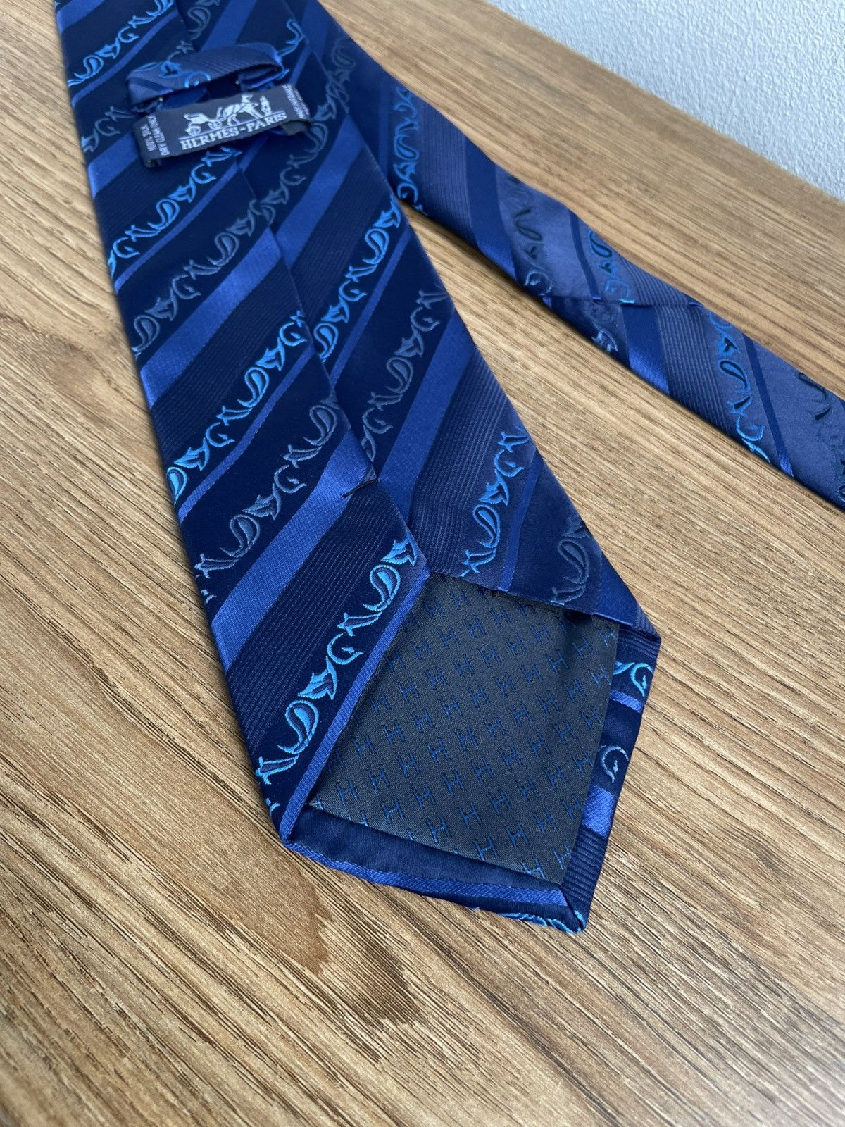 Hermes Hermes Silk Tie Size ONE SIZE - 4 Thumbnail