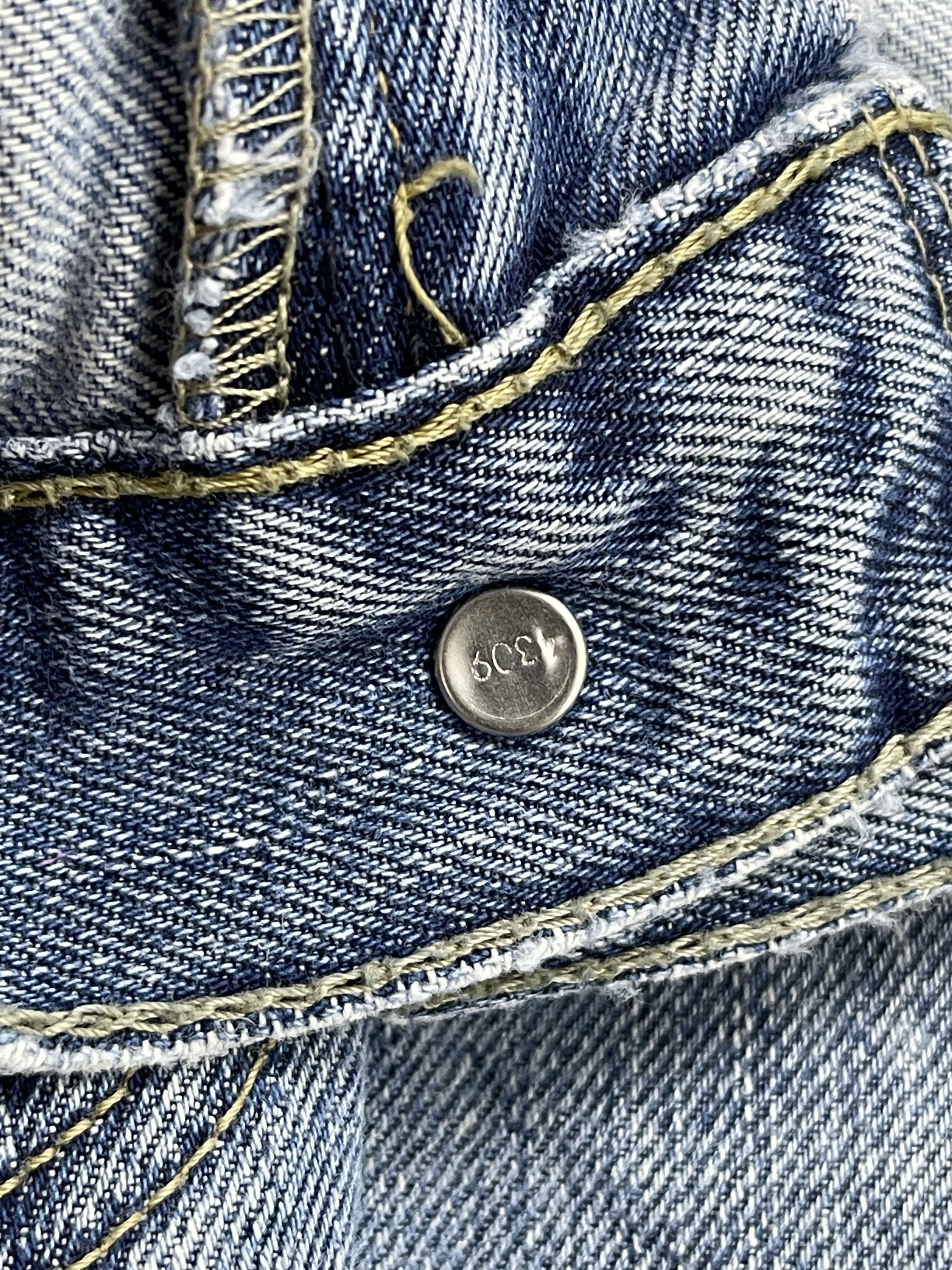 Levi's Vintage Levis 505 Faded Blue Jeans DP2561 Size US 34 / EU 50 - 13 Thumbnail