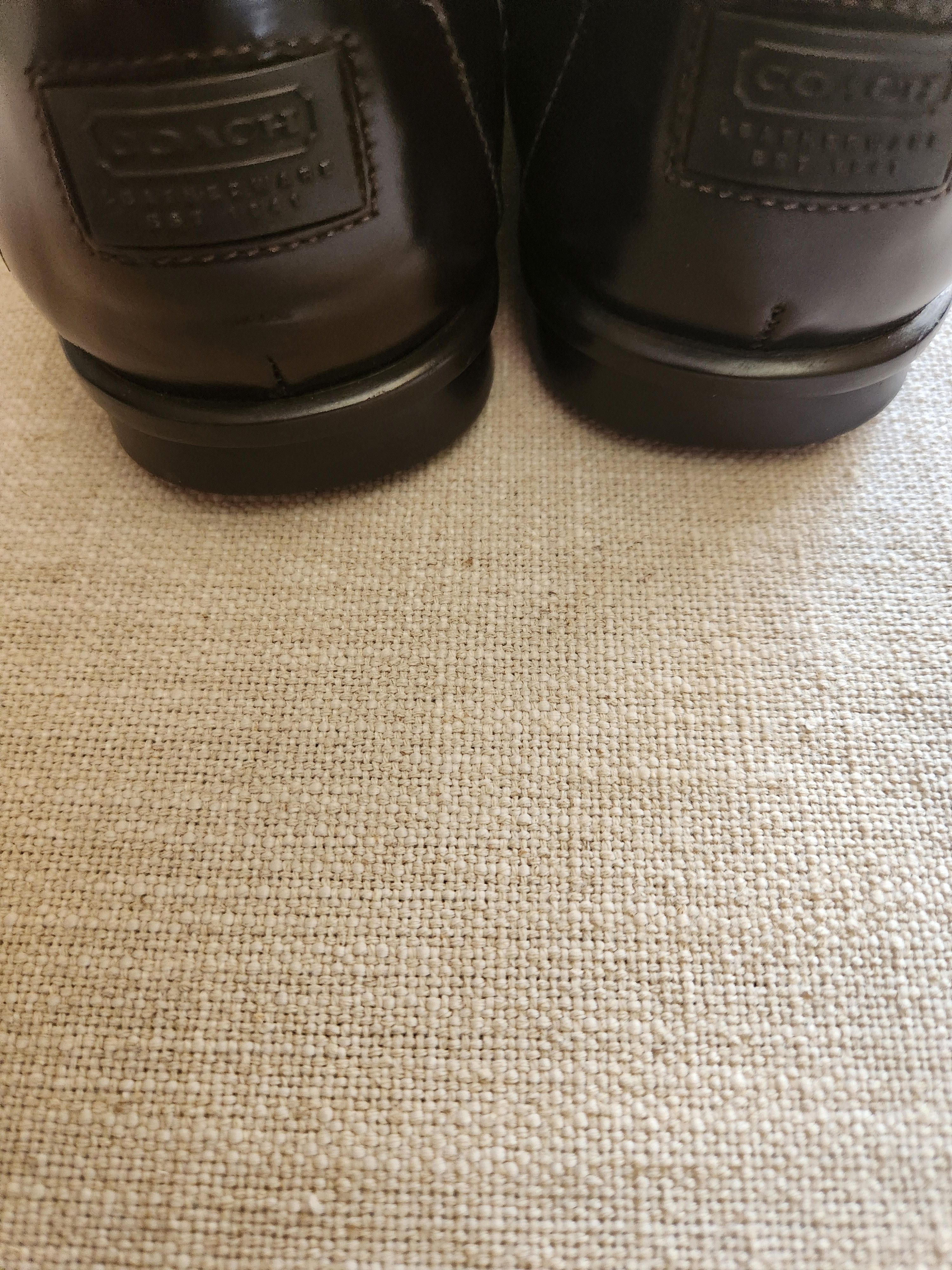 Coach Jerry Men's Brown Leather Slip On Loafers Size US 8.5 / EU 41-42 - 4 Thumbnail