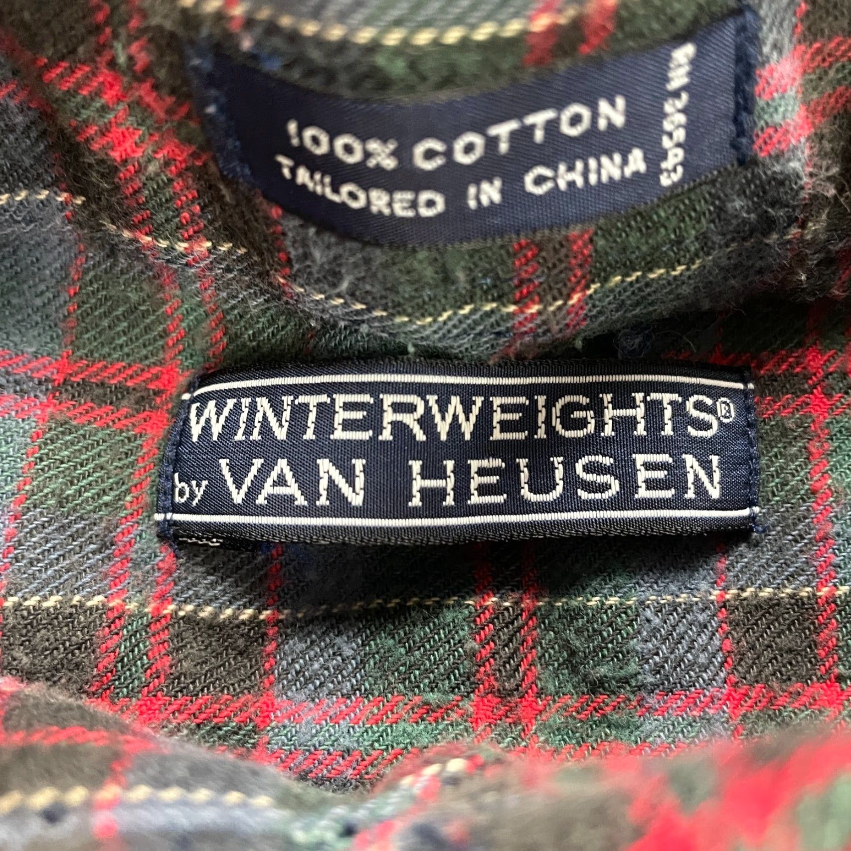 Van Heusen Van Heusen Shirt Men Medium Multicolor Plaid Flannel Long Sleeve Button-Down Casual Cotton Mens Size US M / EU 48-50 / 2 - 5 Thumbnail