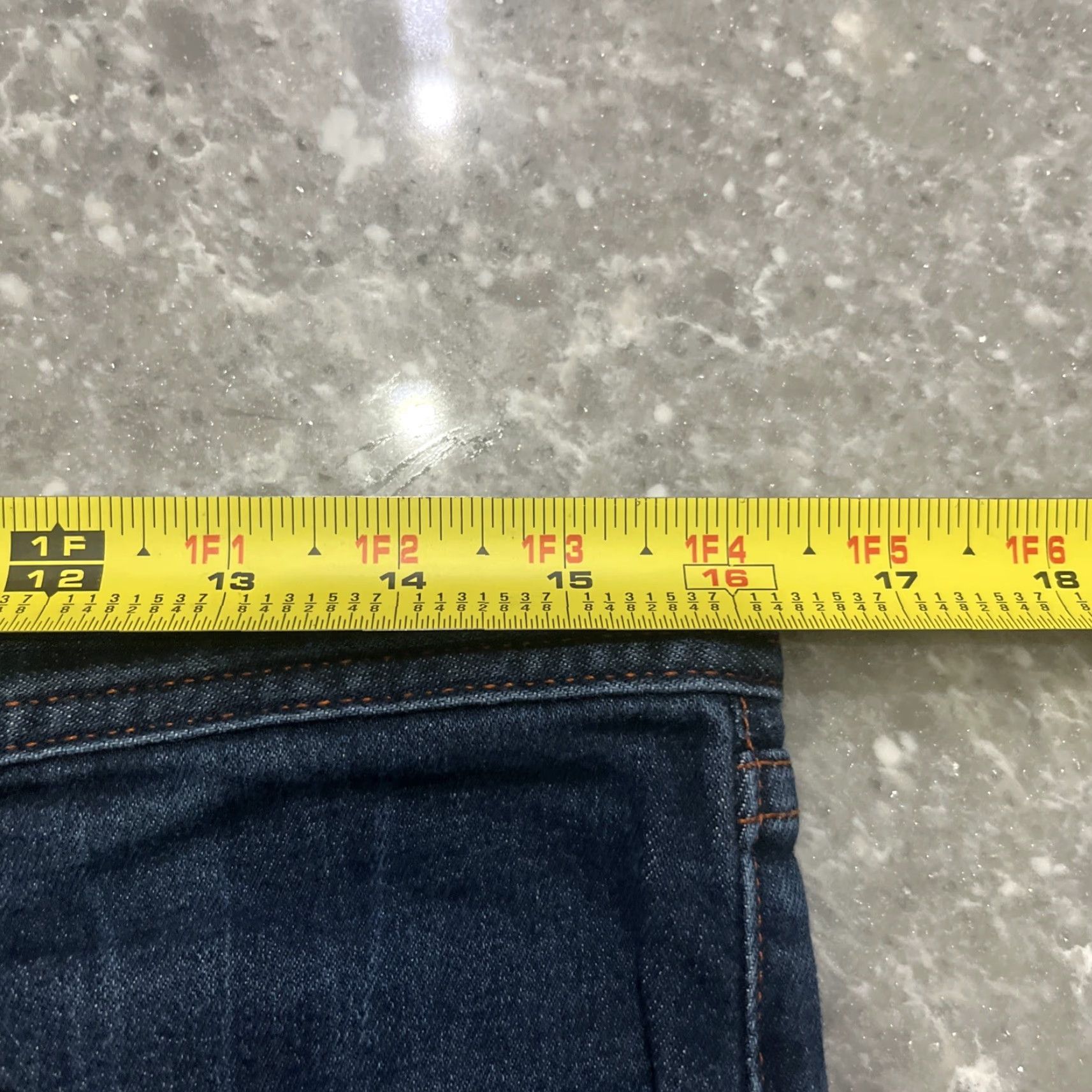 Denime AG Adriano Goldschmied The Rider Denim Blue Jeans 32x30 Women's Regular Fit Distressed Straight Jeans Size 24" / US 00 / IT 34 - 3 Thumbnail