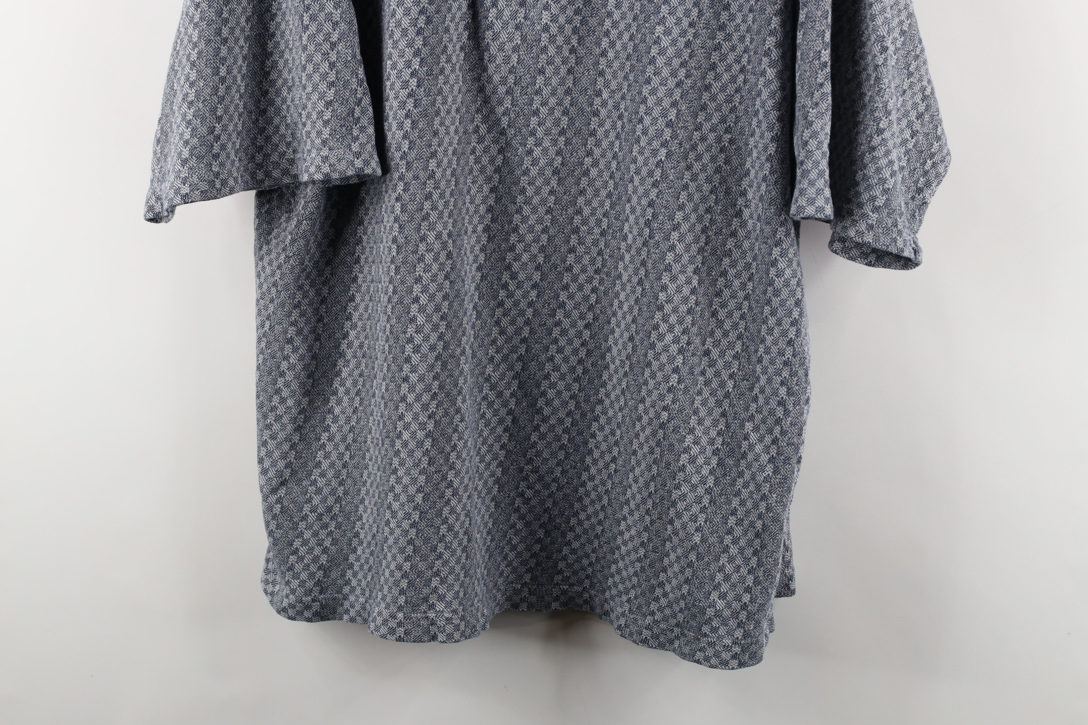 Vintage Vintage 90s Streetwear Checkered Knit Golf Polo Shirt Size US XL / EU 56 / 4 - 3 Thumbnail