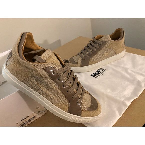 MM6 Unisex MM6 Maison Margiela embossed lowtop sneaker Size US 8 / EU 41 - 3 Thumbnail