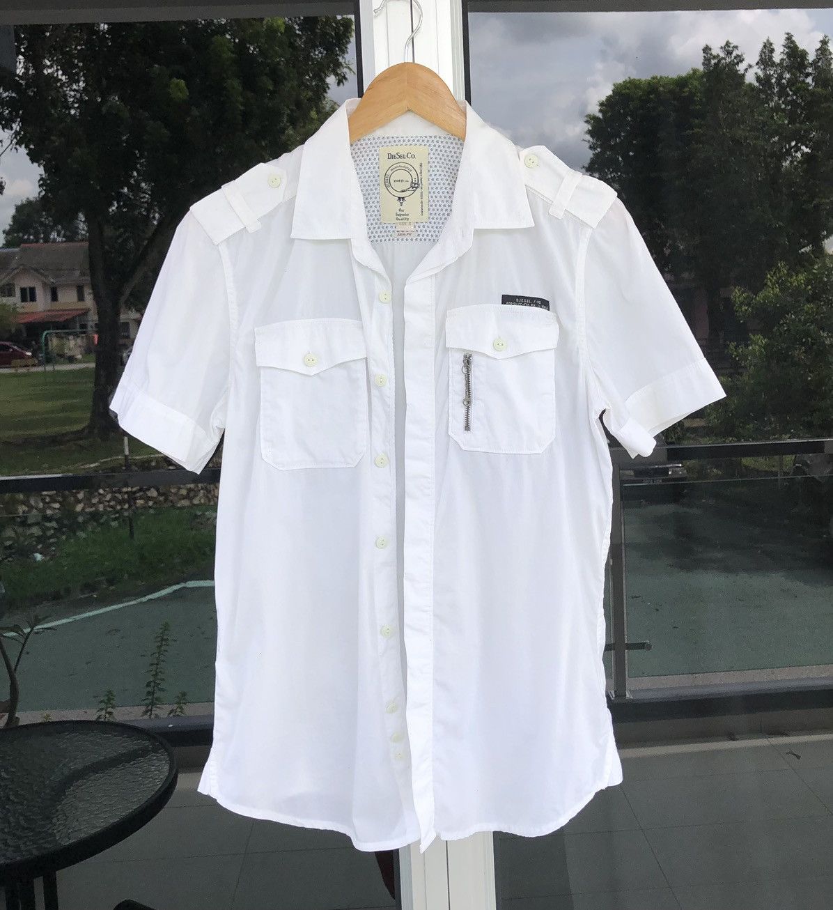 Diesel DIESEL-CO Slim Fits Short Sleeve Shirt Size US S / EU 44-46 / 1 - 1 Thumbnail