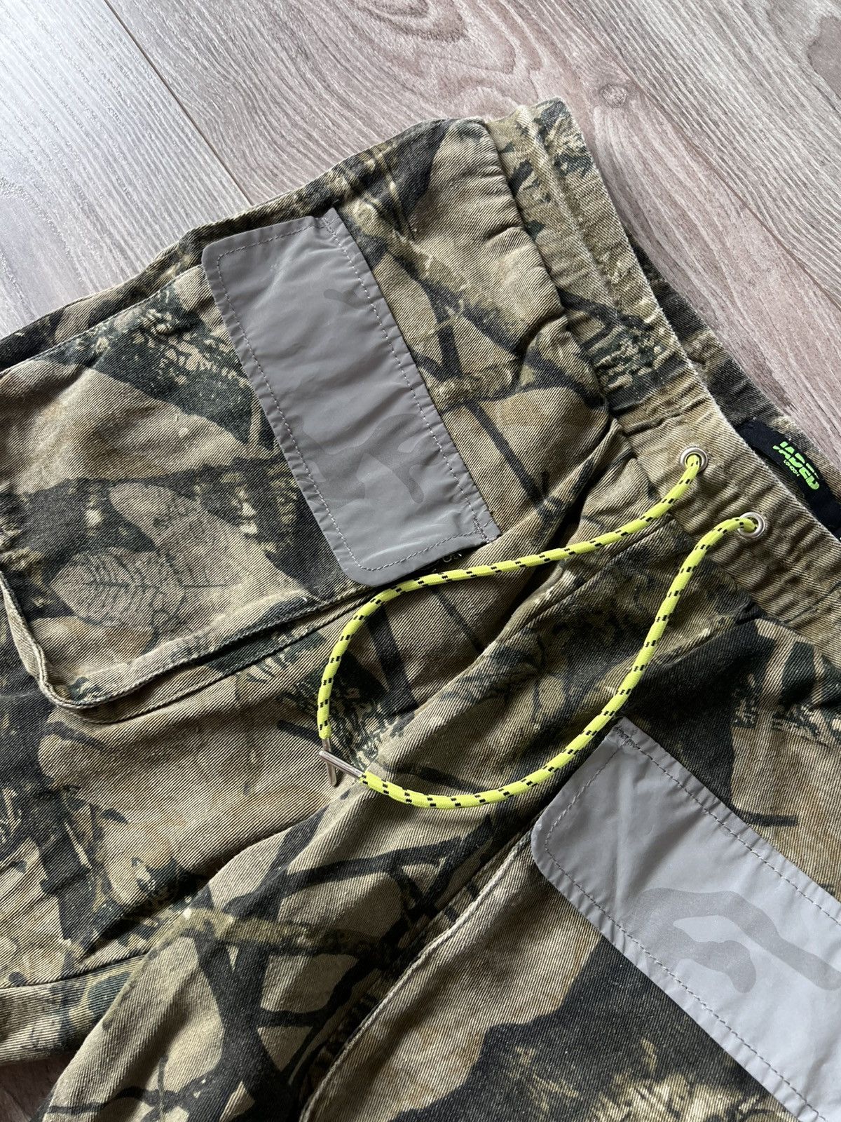 Jaded London Jaded London Reflective Patch Pocket Y2k Sequin Camo Pants Size US 34 / EU 50 - 12 Thumbnail