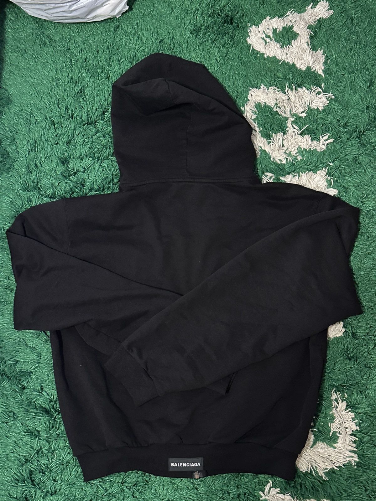 Balenciaga Balenciaga tab worn zip up hoodie Size US XL / EU 56 / 4 - 2 Thumbnail