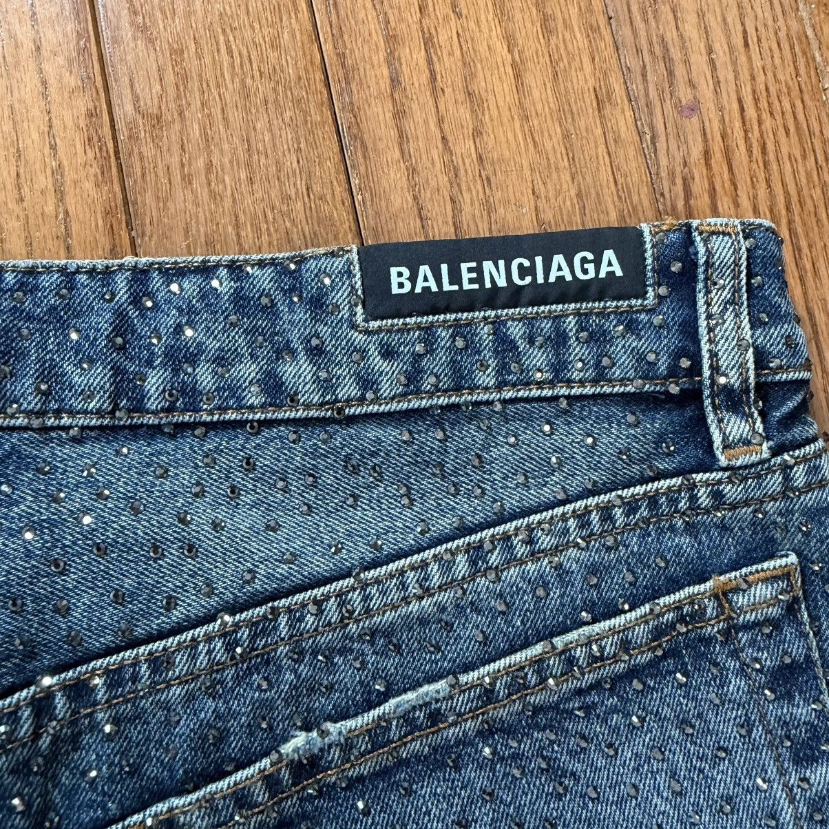 Balenciaga Balenciaga Mini Skirt rhinestone Size 25" / US 0 / IT 36 - 11 Thumbnail