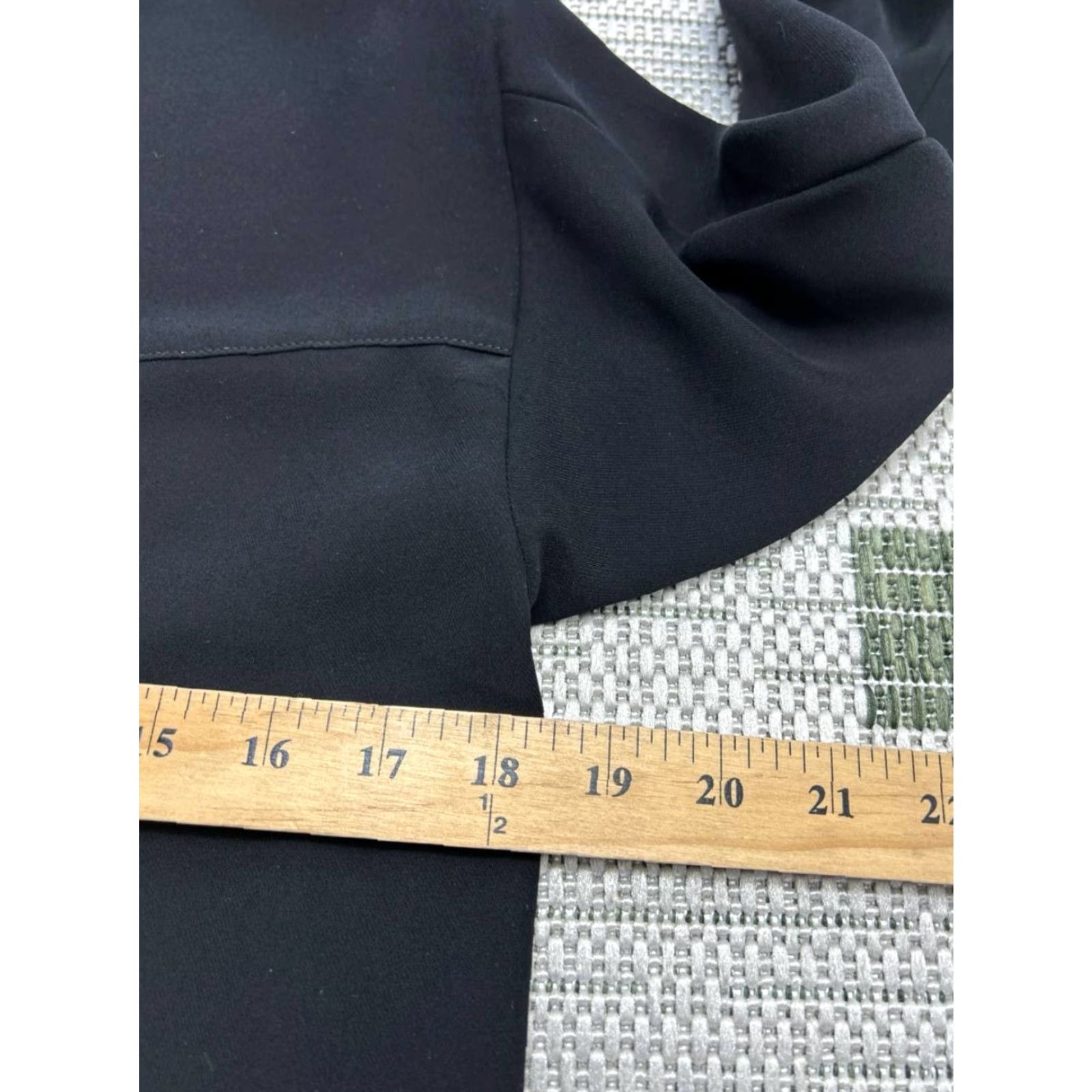 Vince Vince Blouson Dress Womens XS Black Short Sleeve V-Neck Pullover Party/Cocktail Casual 3/4? Size XS / US 0-2 / IT 36-38 - 6 Thumbnail