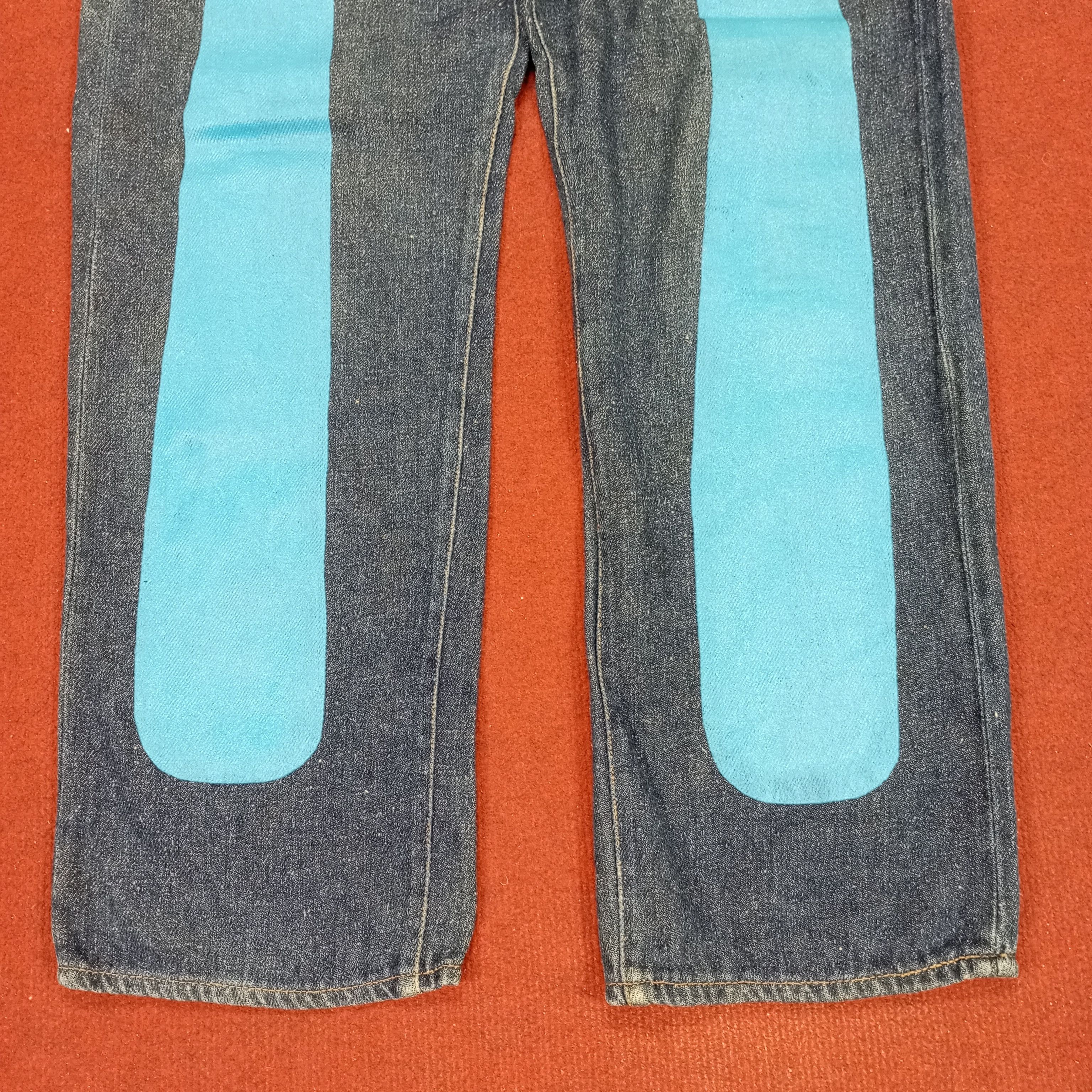 Japanese Brand × Vintage Evisu Jeans Streetwear Custom Daicock Style Size US 31 - 3 Thumbnail