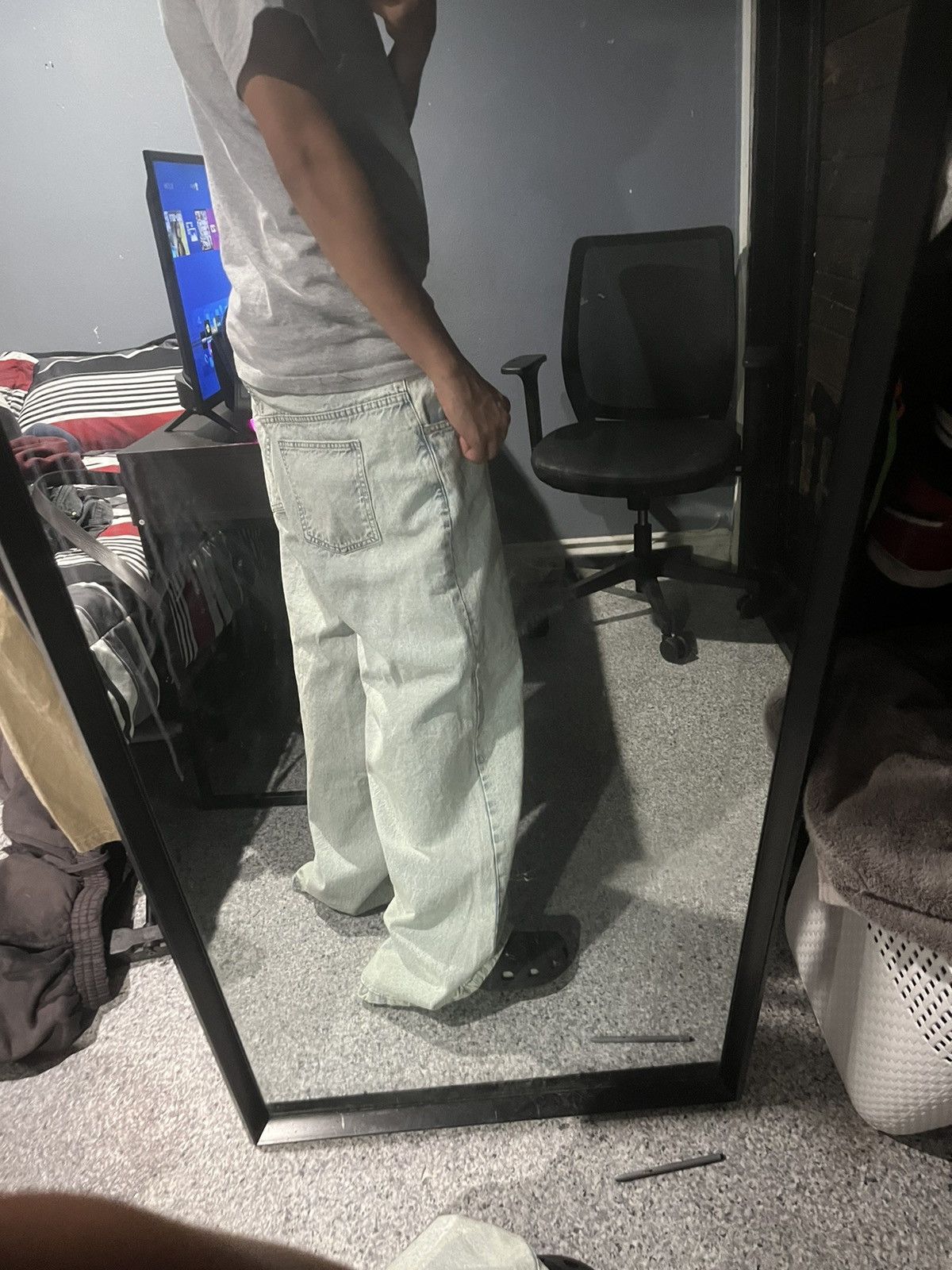 Vintage Vintage baggy jeans Size US 34 / EU 50 - 3 Thumbnail