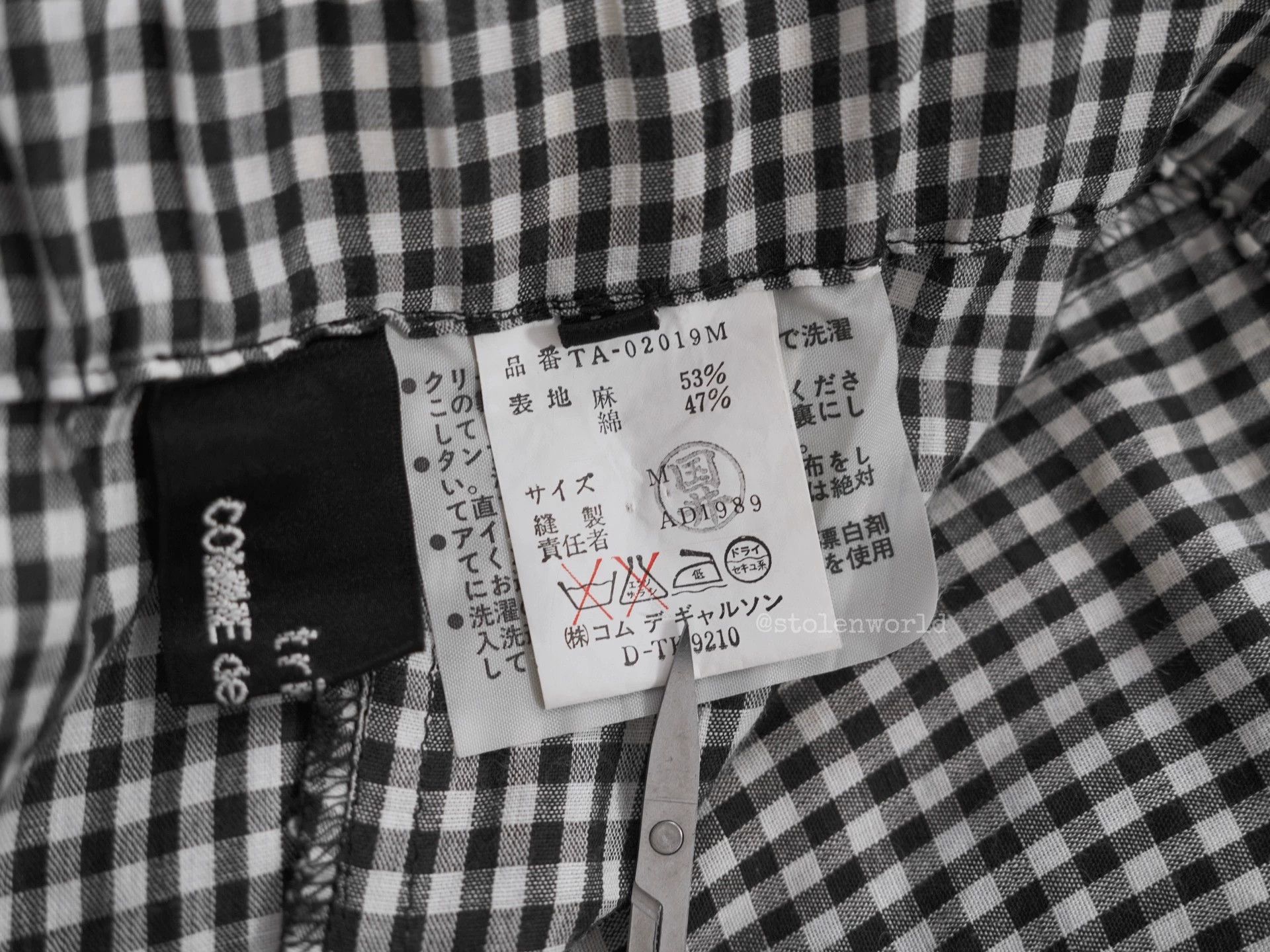 Comme des Garcons Comme des Garçons Halterneck Black White Check Dress M Size M / US 6-8 / IT 42-44 - 8 Thumbnail
