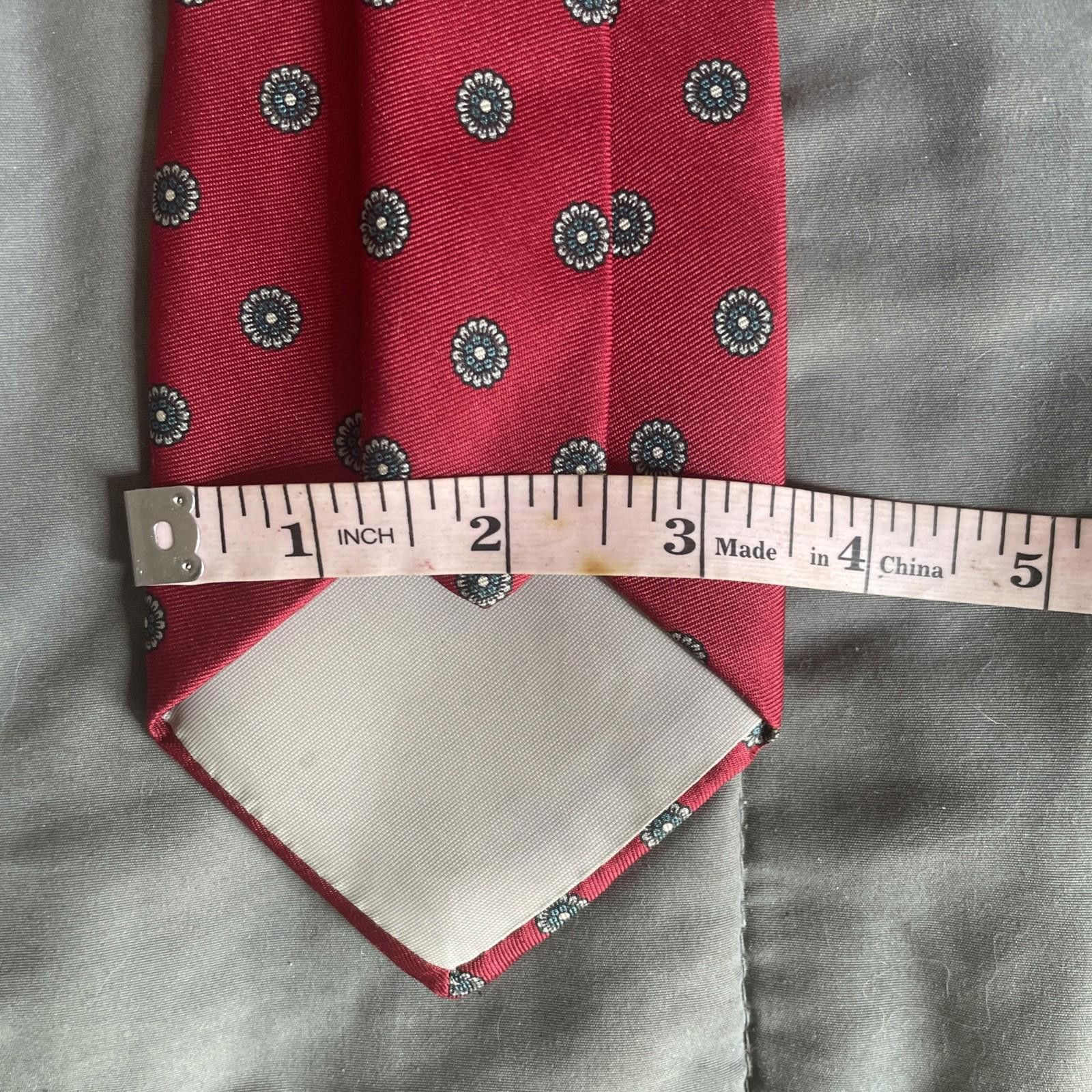Designer Vintage Don Loper Beverly Hills Red Dotted Neck Tie Size ONE SIZE - 3 Thumbnail