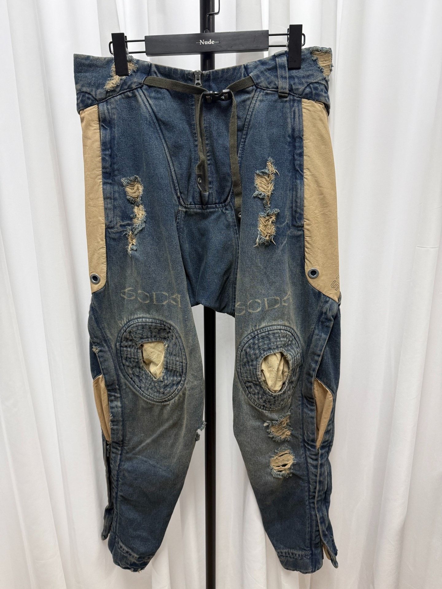 Hamcus hamcus S.O.D.A. Blue Heavy Wash Jeans Size US 36 / EU 52 - 1 Thumbnail