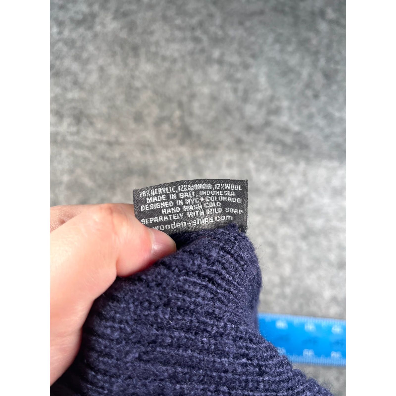 Vintage Wooden Ships Toque Knit Wool Acrylic Blend Beanie Adult One Size Blue Winter Ski Outdoor Mens Womens Unisex Beanie Size ONE SIZE - 8 Thumbnail