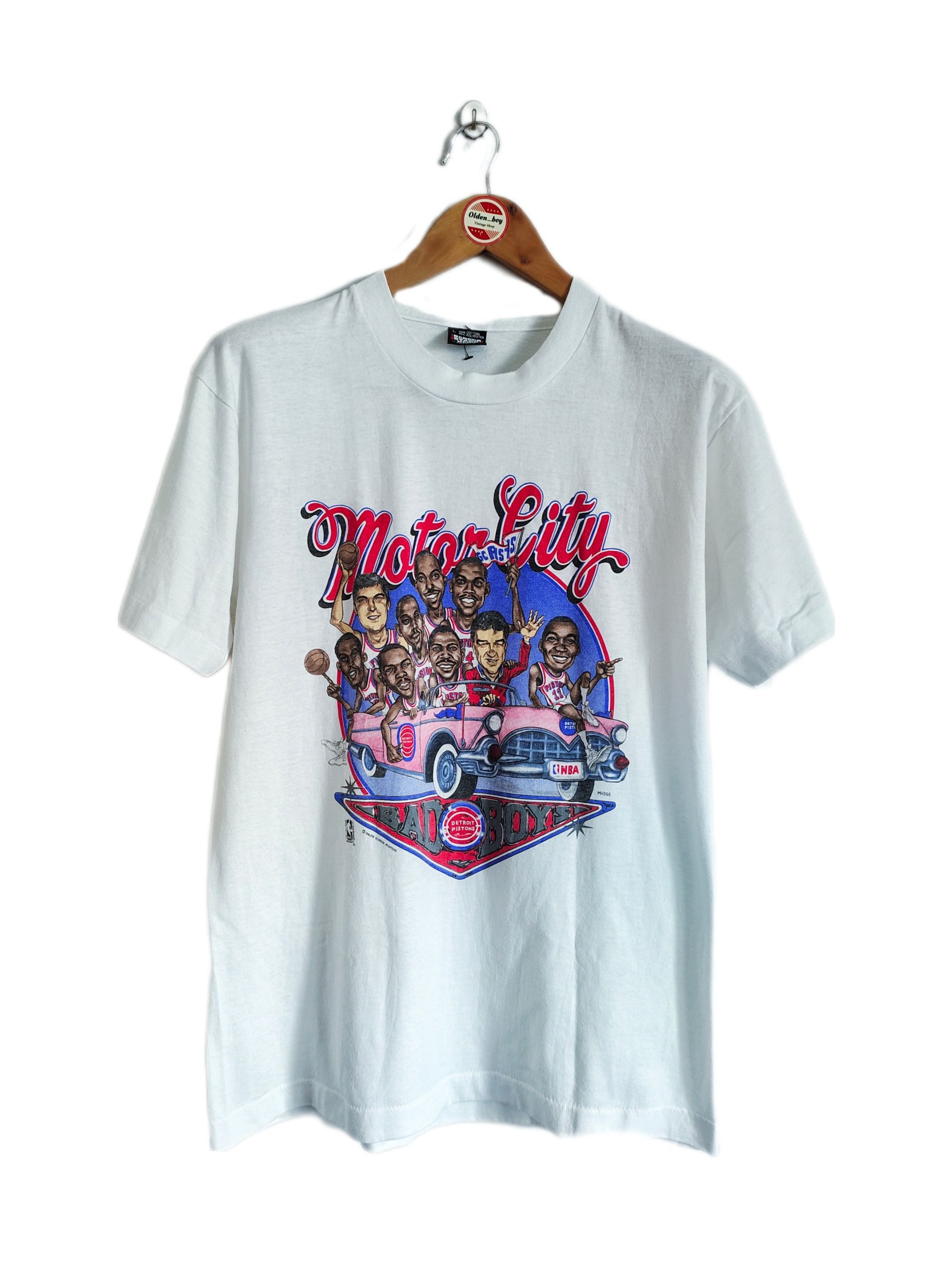 Vintage NBA (Best) - Detroit Pistons Bad Boys Hammer Time T