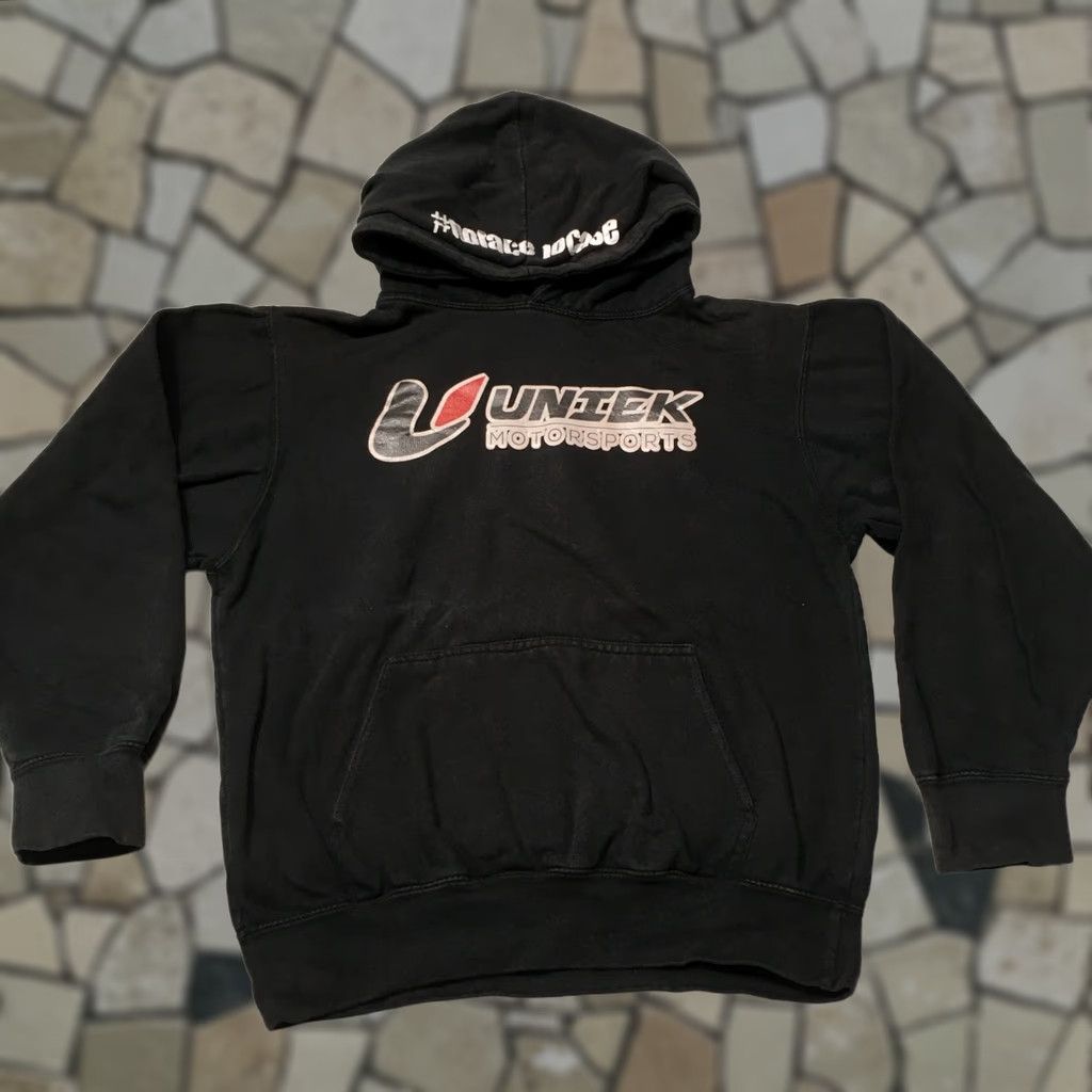 Layer 8 VINTAGE Racing Hoodie Mens S black 3 layer Logo 90s Cars GraphicPrint ZIP Hoodie Size US S / EU 44-46 / 1 - 1 Thumbnail