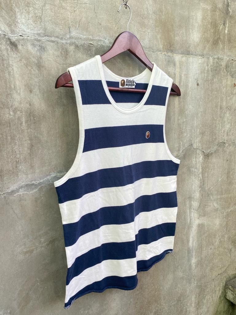 Bape Striped Tank Top Size US M / EU 48-50 / 2 - 5 Thumbnail