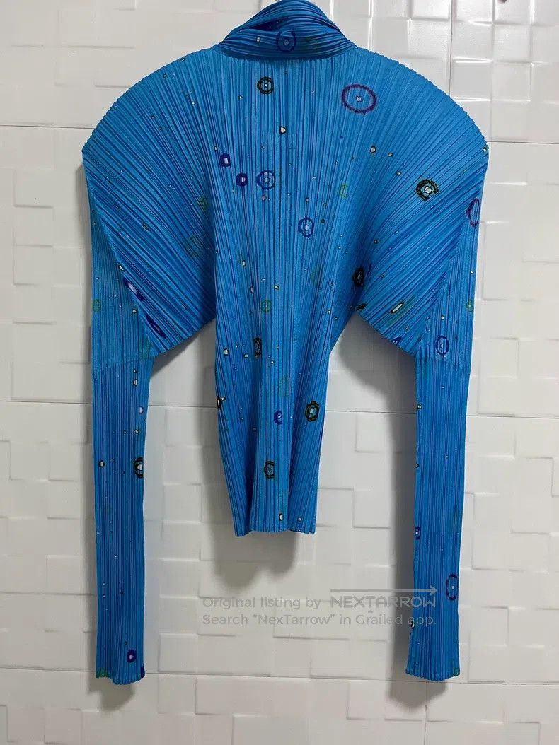 Issey Miyake Issey Miyake Blue Jacket Size L / US 10 / IT 46 - 3 Thumbnail