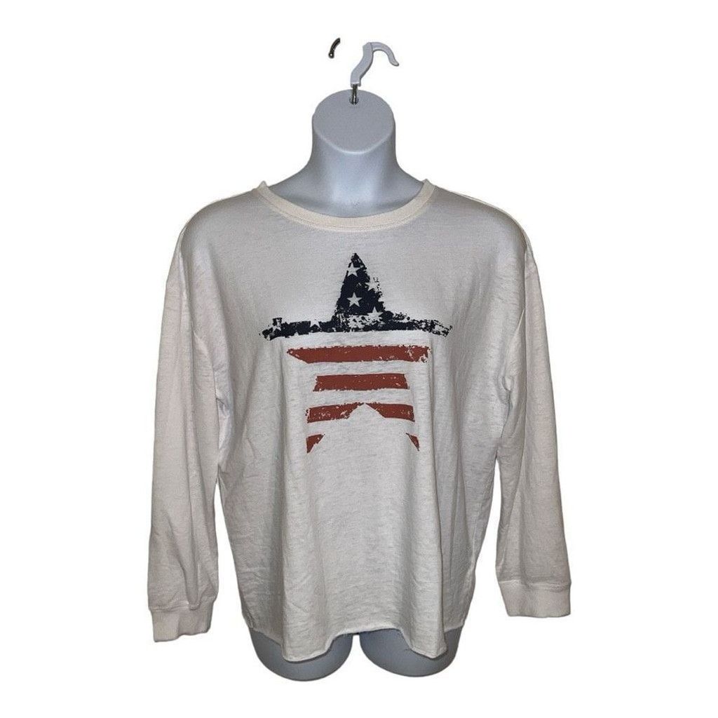 Other C&C California Shirt Women XL White Flag USA Patriotic Size XL / US 12-14 / IT 48-50 - 1 Thumbnail